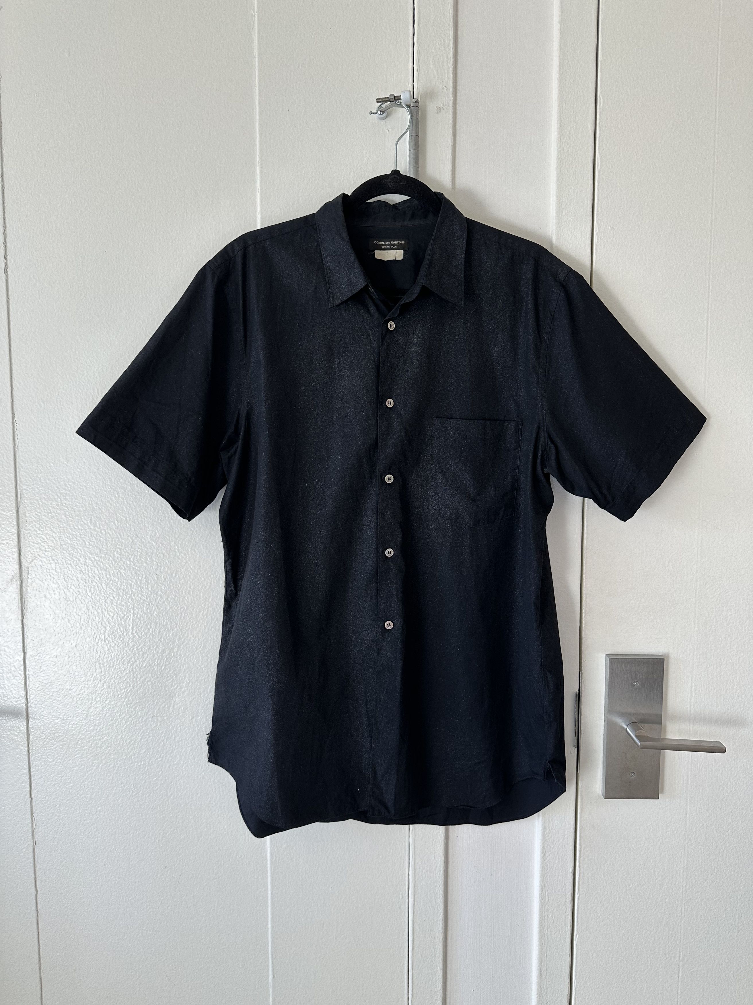 Comme des Garcons Comme des Garcons Homme Plus Metallic Short Sleeve Button Up Size US M / EU 48-50 / 2 - 1 Thumbnail