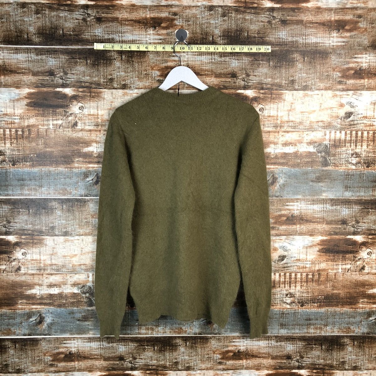 Homespun Knitwear × Japanese Brand Japanese Brand vintage Green Knitwear #A2249 Size US S / EU 44-46 / 1 - 10 Thumbnail