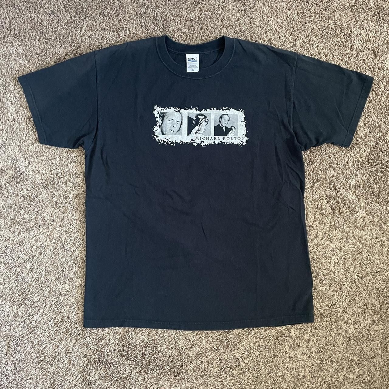 Anvil × Band Tees × Vintage Vintage Michael Bolton Artist Band T-Shirt Size US XL / EU 56 / 4 - 2 Thumbnail