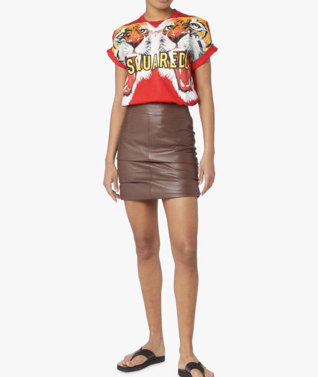 Dsquared2 DSQUARED2 Tiger Printed Unisex Jersey T-Shirt size L Size US L / EU 52-54 / 3 - 3 Thumbnail