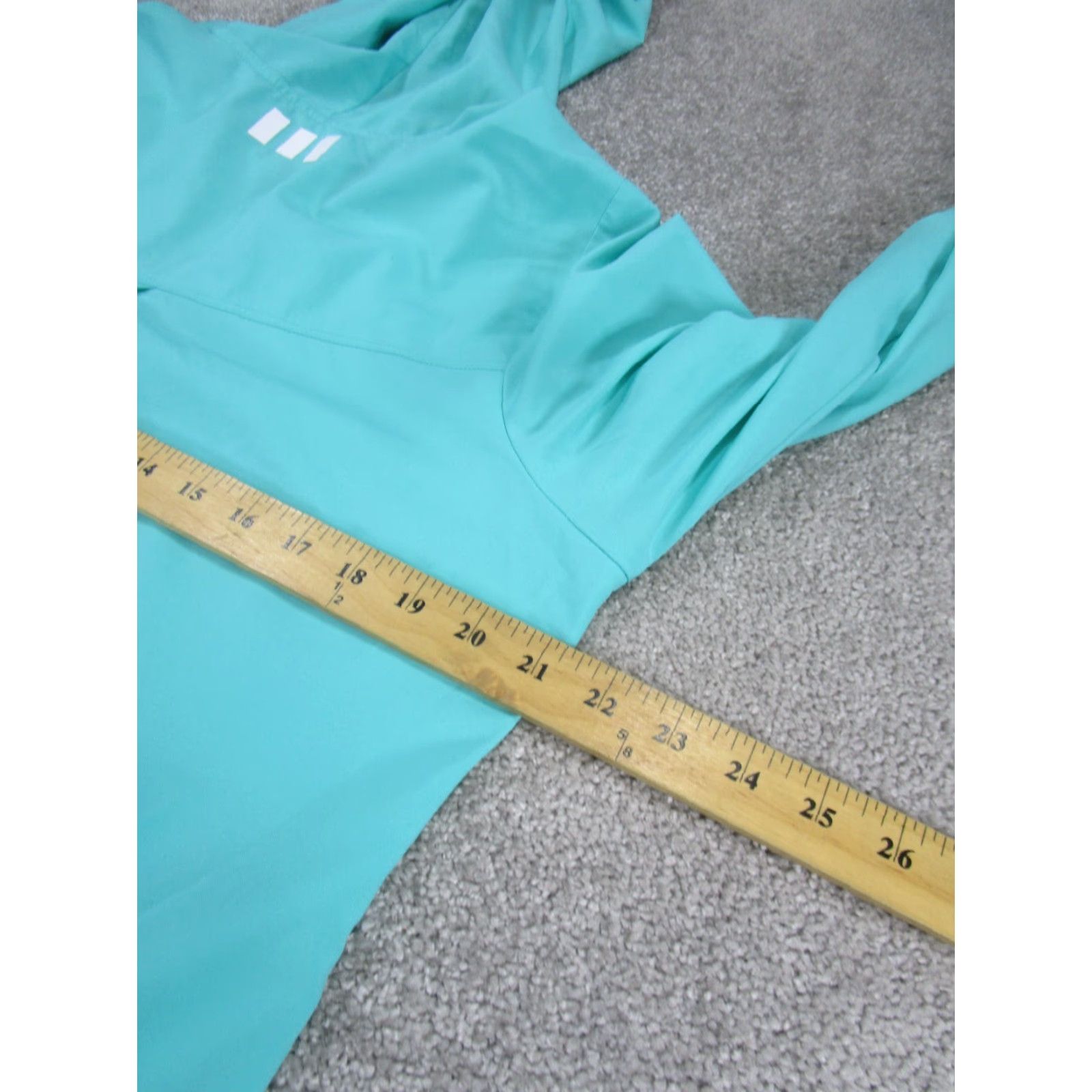 Adidas Adidas Jacket Womens Medium Light Blue Lightweight Golf Track Jacket - Blue, Regular, Light Weight, Golf Size M / US 6-8 / IT 42-44 - 6 Thumbnail