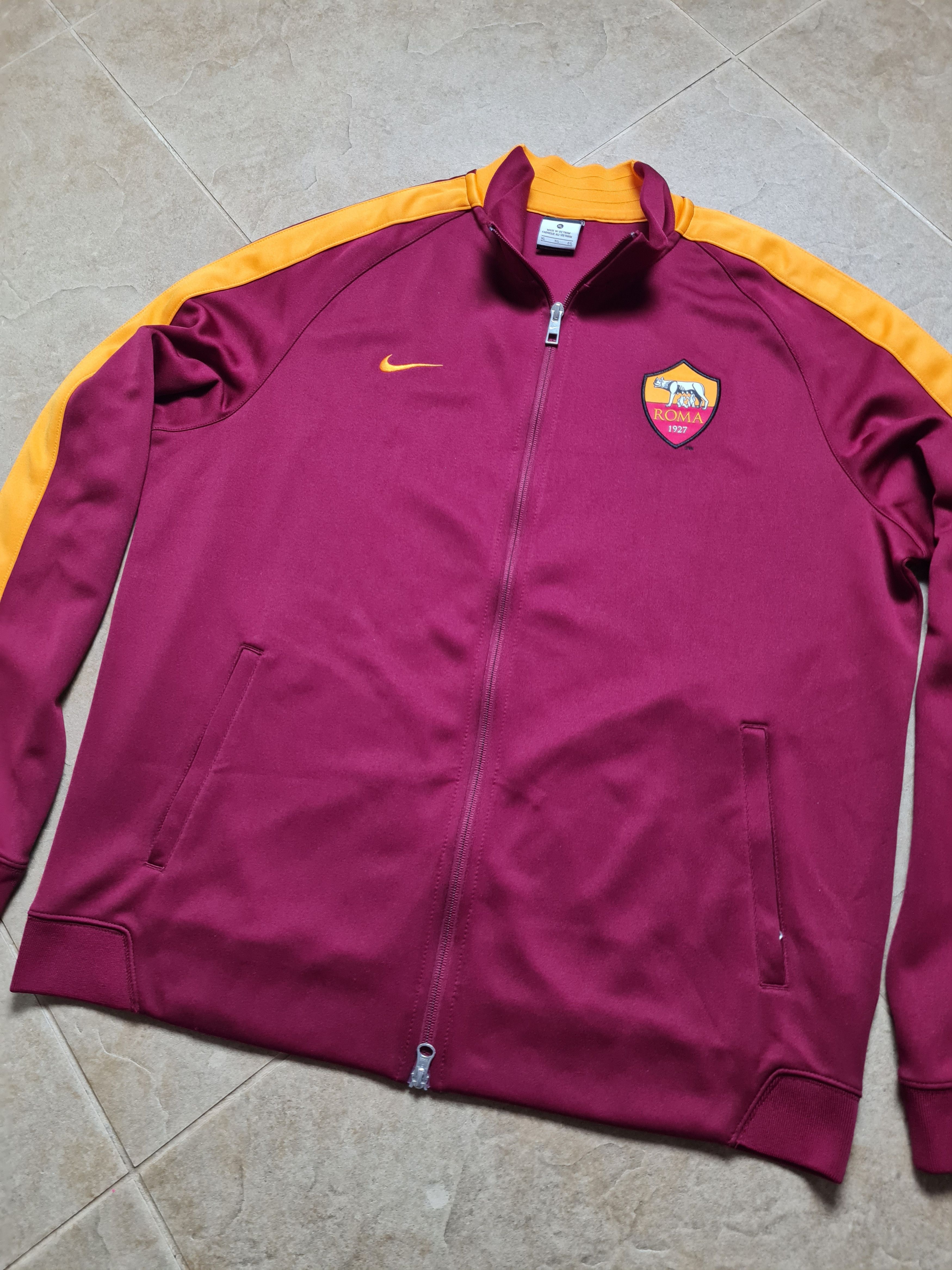 Nike AS ROMA 2015-2016 TRAINING FOOTBALL JACKET NIKE SOCCER SHIRT Size US XL / EU 56 / 4 - 10 Thumbnail