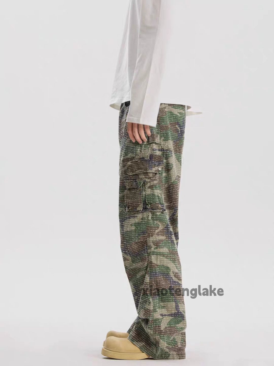 Designer × Vintage washed faded utility outdoor skate hiphop cargo pants Size US 32 / EU 48 - 8 Thumbnail