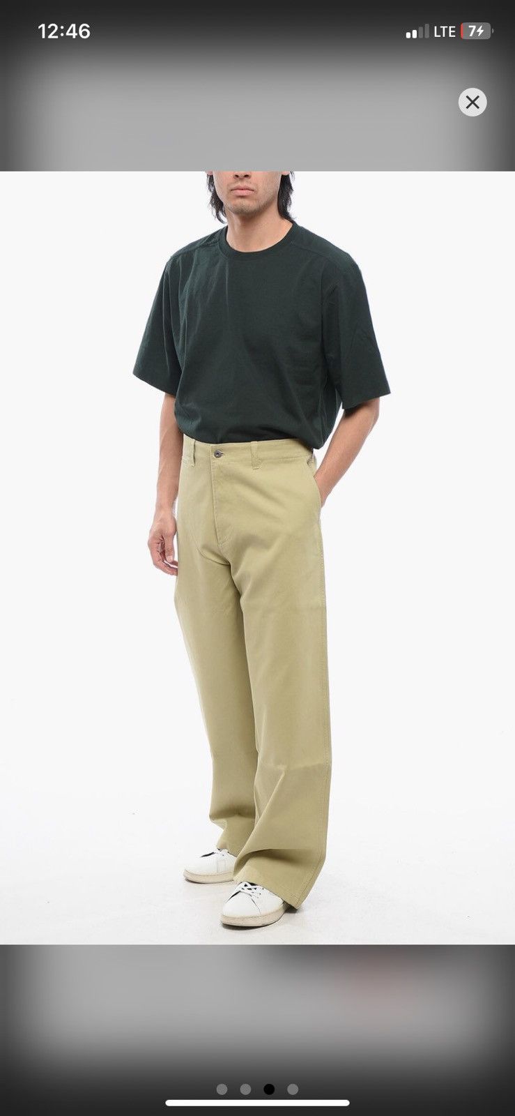 Burberry Burberry Mens Wide Leg Chino Size US 31 - 1 Thumbnail