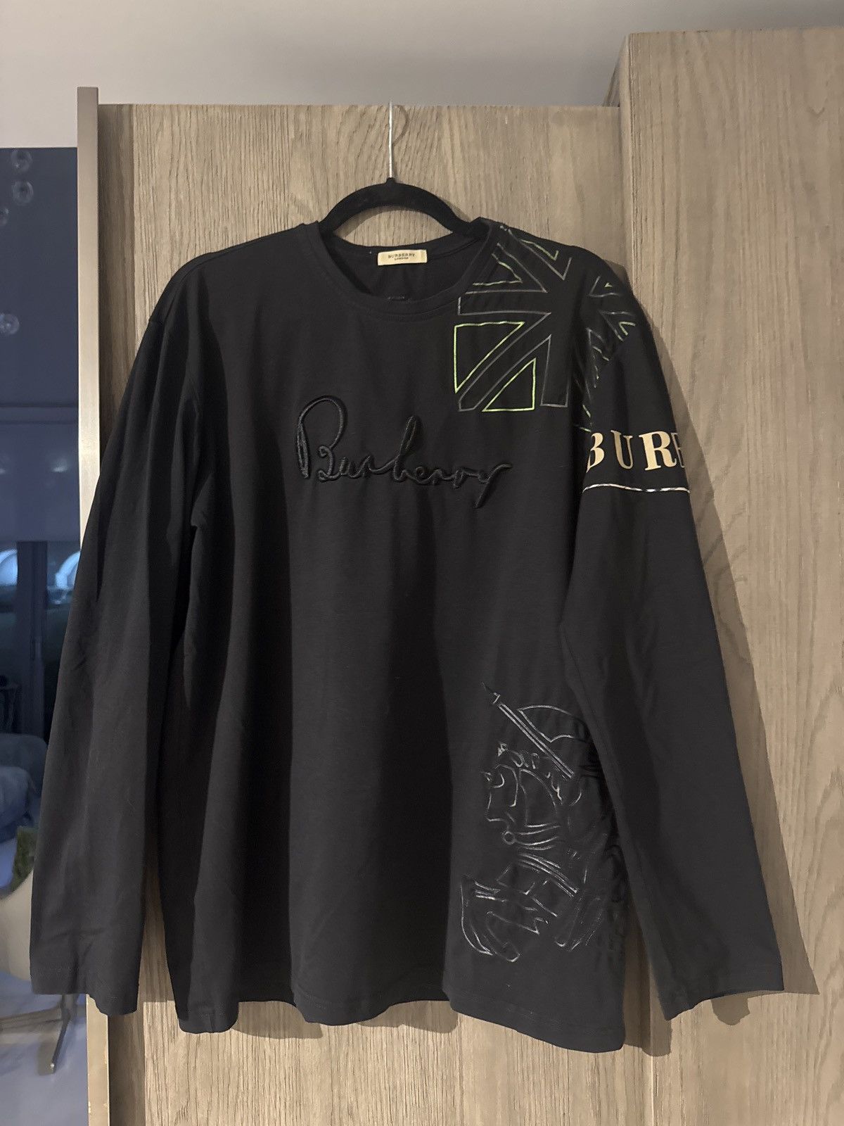 Vintage Vintage Bootleg Burberry Long Sleeve Tshirt Size US L / EU 52-54 / 3 - 2 Thumbnail