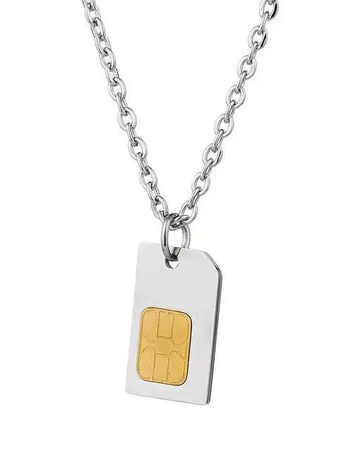 Designer × Vintage Vintage chip silver pendant Size ONE SIZE - 4 Thumbnail