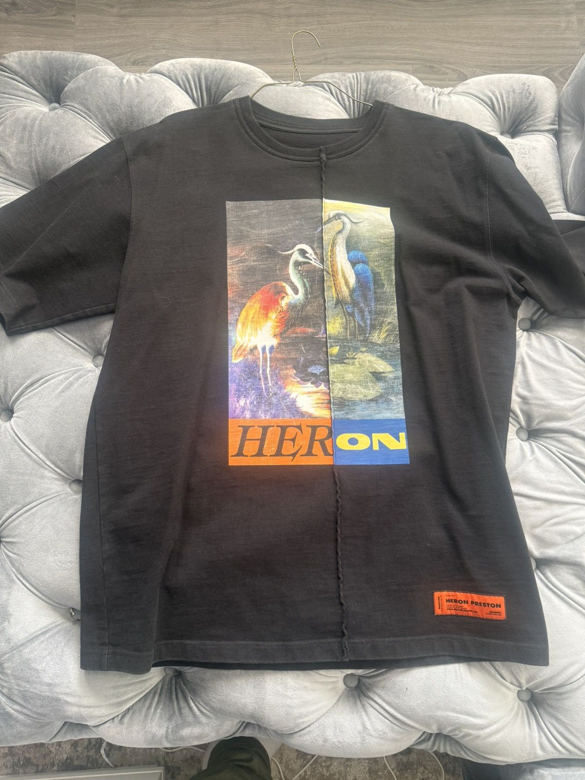 Heron Preston Heron Preston Crane tshirt Size US L / EU 52-54 / 3 - 1 Thumbnail