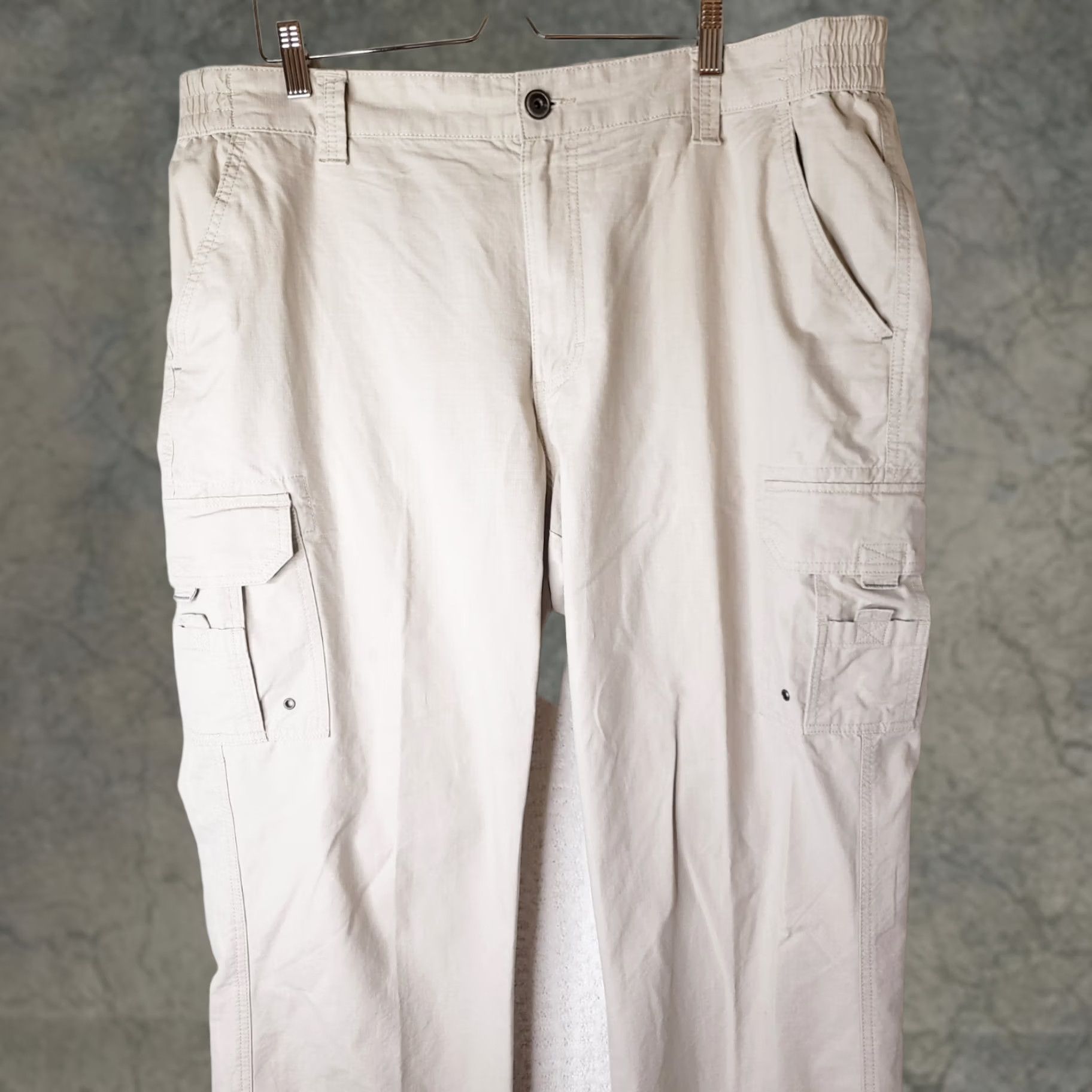 J Brand RedHead Pants Mens 40 Beige Brand Men 40x32 Khaki Cargo Relaxed Fit Ripstop Cotton Size US 40 / EU 56 - 1 Thumbnail