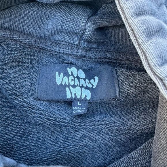 Designer × No Vacancy Inn NEW NO VACANCY INN BLACK CANCELLED FLAMING X HOODIE SZ LARGE Size US L / EU 52-54 / 3 - 7 Thumbnail