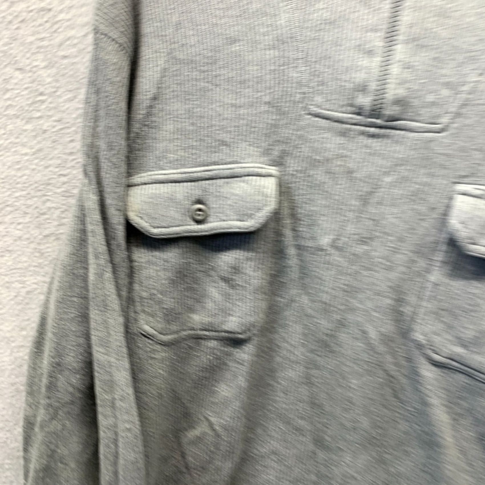 Eddie Bauer VINTAGE Eddie Bauer Sweater Mens Adult Large Gray Cotton Knit Pullover 90s Crew Neck 1/4 Zip Heavyweight Knit Size US L / EU 52-54 / 3 - 3 Thumbnail
