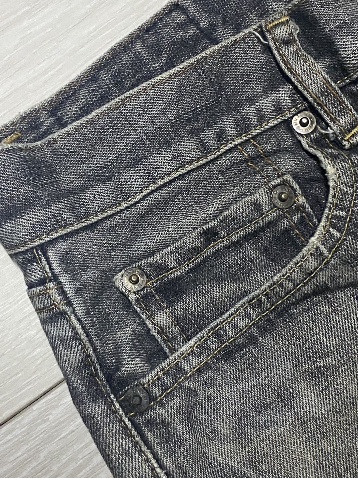 Undercover × Uniqlo Vintage Japanese Brand Uniqlo S002 Mud Wash Distressed Jeans Size US 29 - 9 Thumbnail