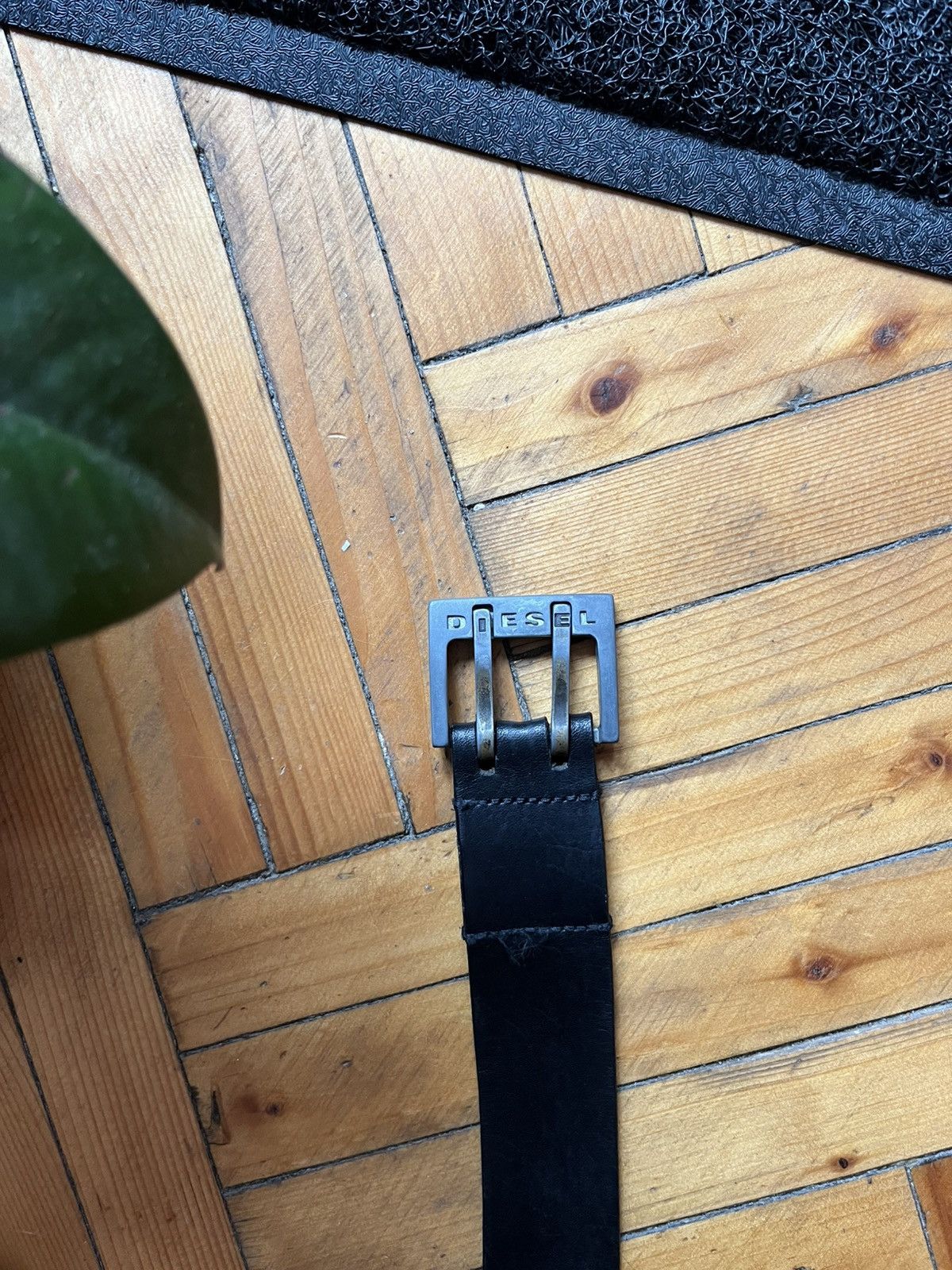 Diesel Vintage Diesel 90's Avant Garde Made In Italy Leather Belt Size ONE SIZE - 2 Thumbnail