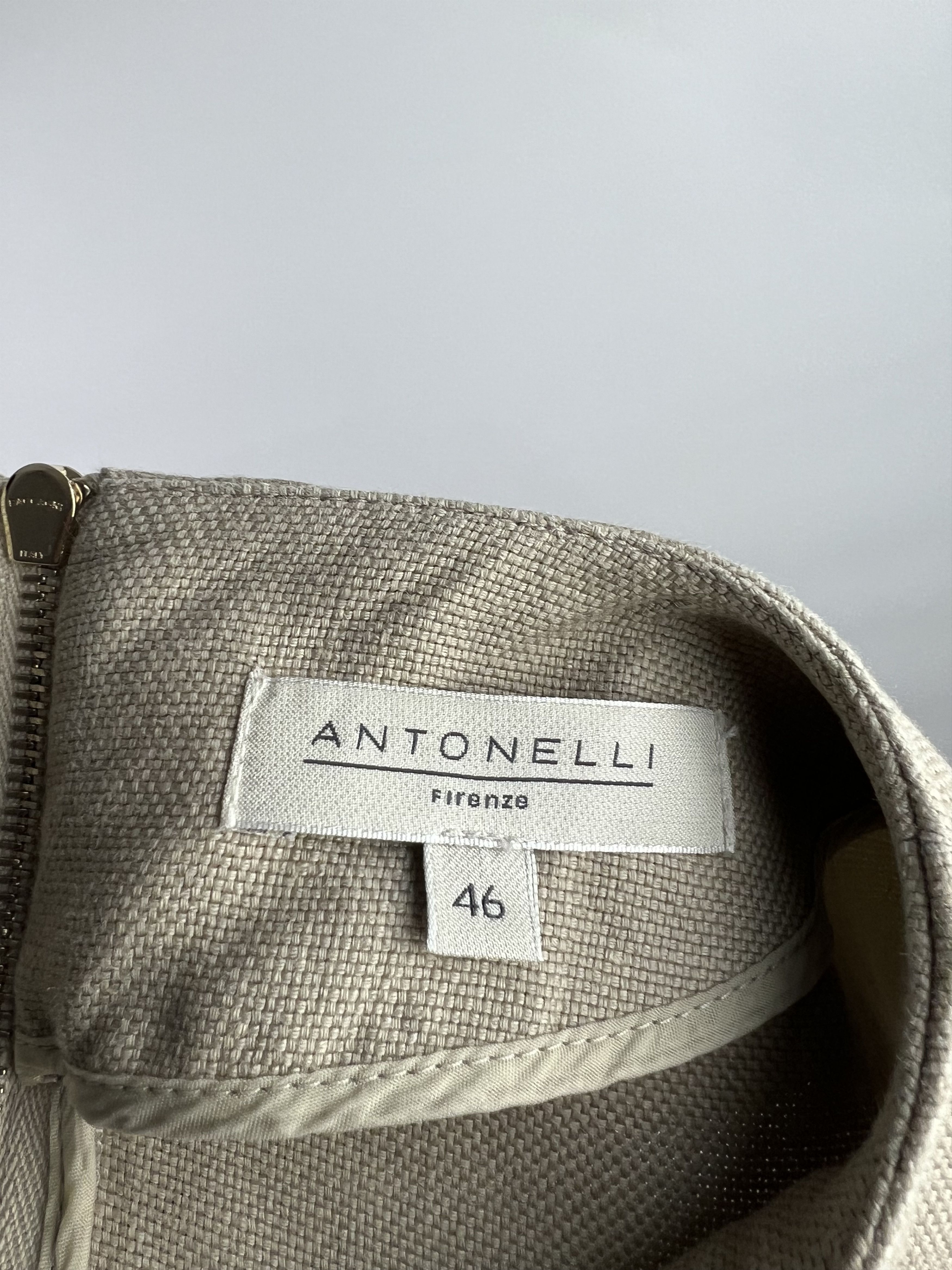 Other Antonelli Firenze Linen Sleeveless Dress Size IT46 Size L / US 10 / IT 46 - 6 Thumbnail