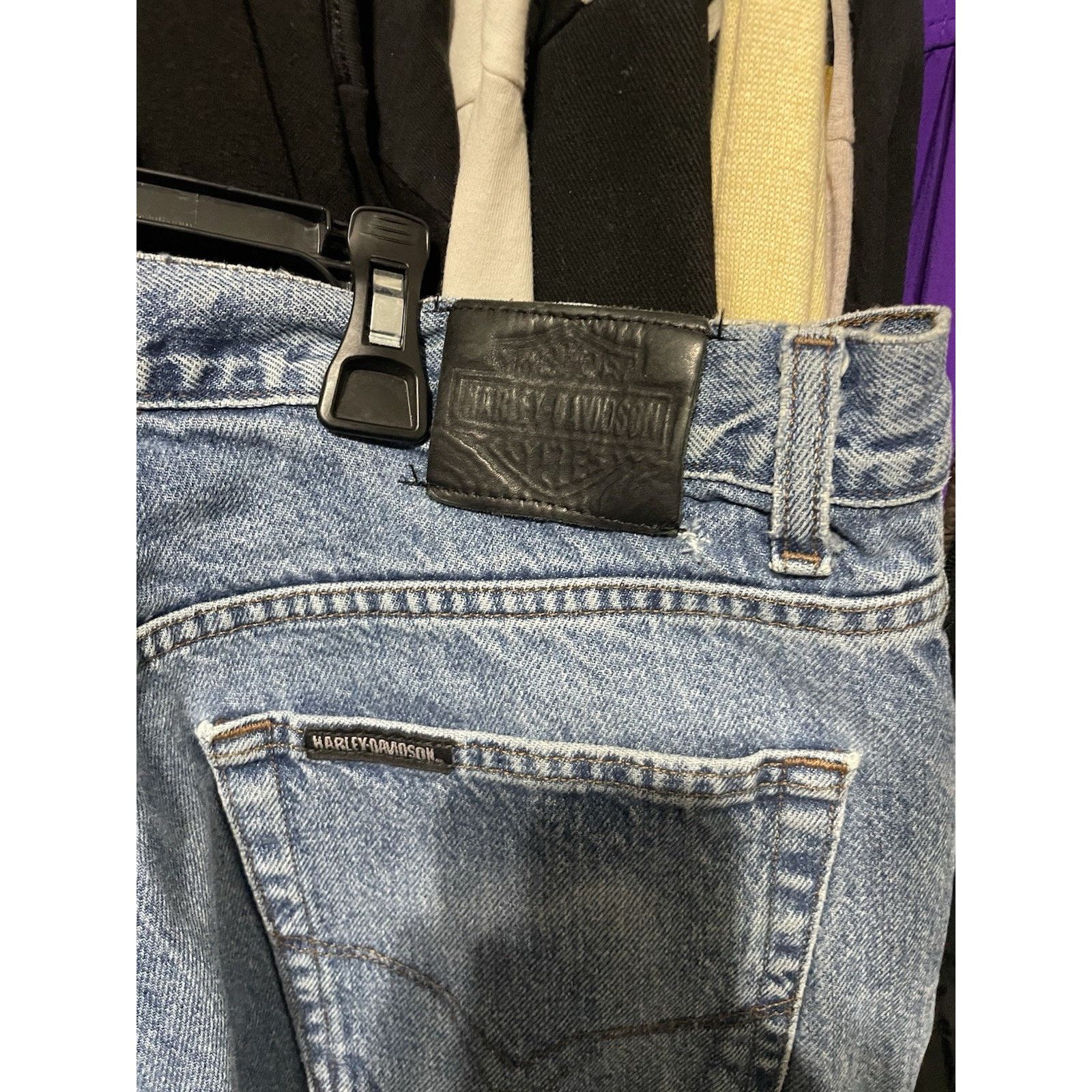 Harley Davidson Size 36x34- Harley Davidson Men's Modern Straight Leg Jeans Size US 36 / EU 52 - 5 Thumbnail
