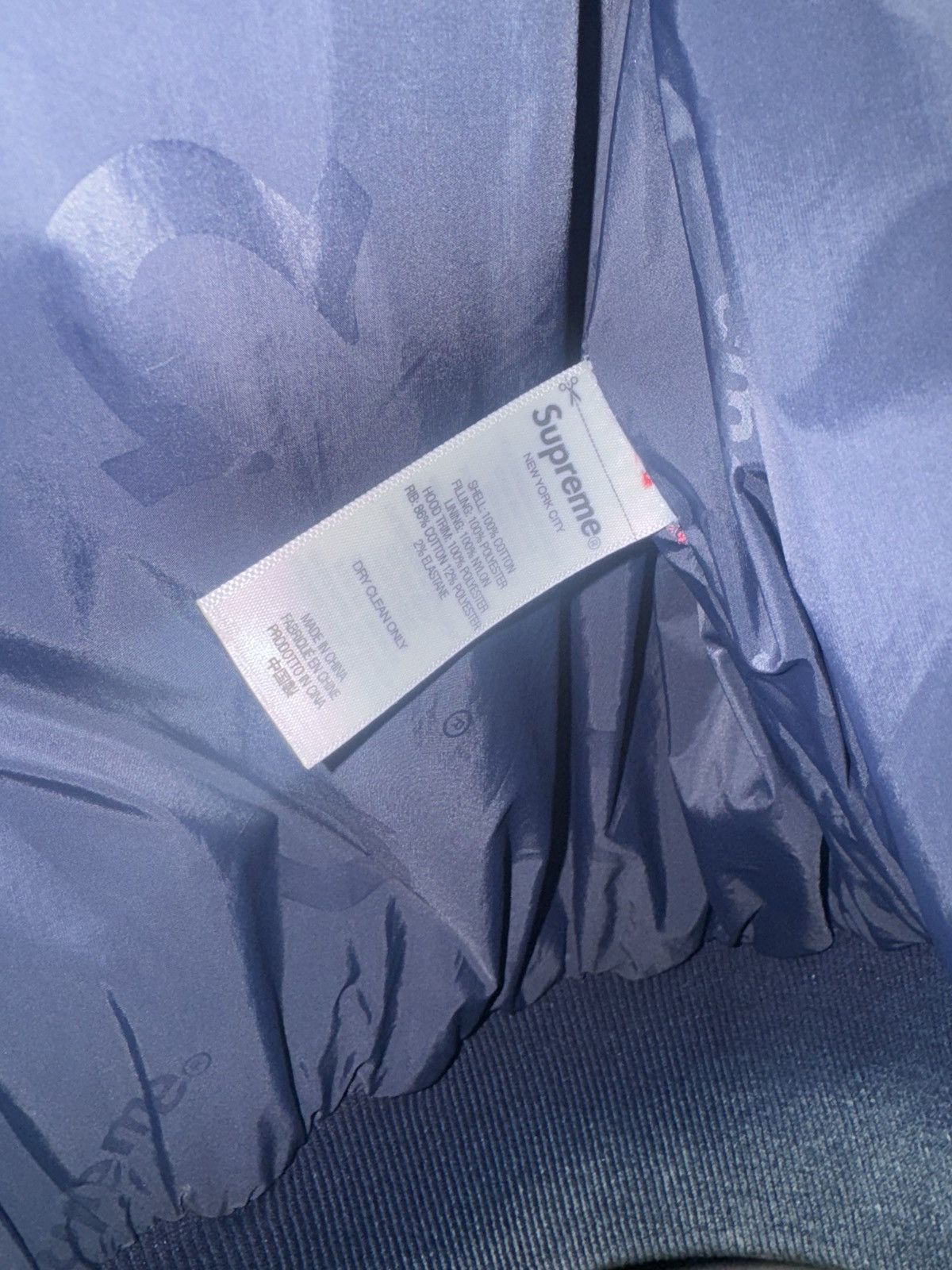 Supreme × True Religion Supreme X True Religion Puffer Jacket Dirty Indigo Size US M / EU 48-50 / 2 - 8 Thumbnail