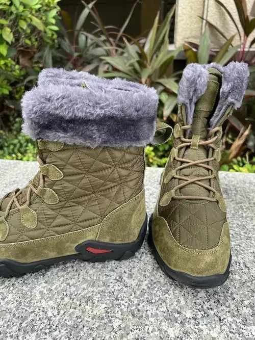 Other Warm Winter Men Snow Boots Outdoor Suede Leather Size US 9.5 / EU 42-43 - 3 Thumbnail