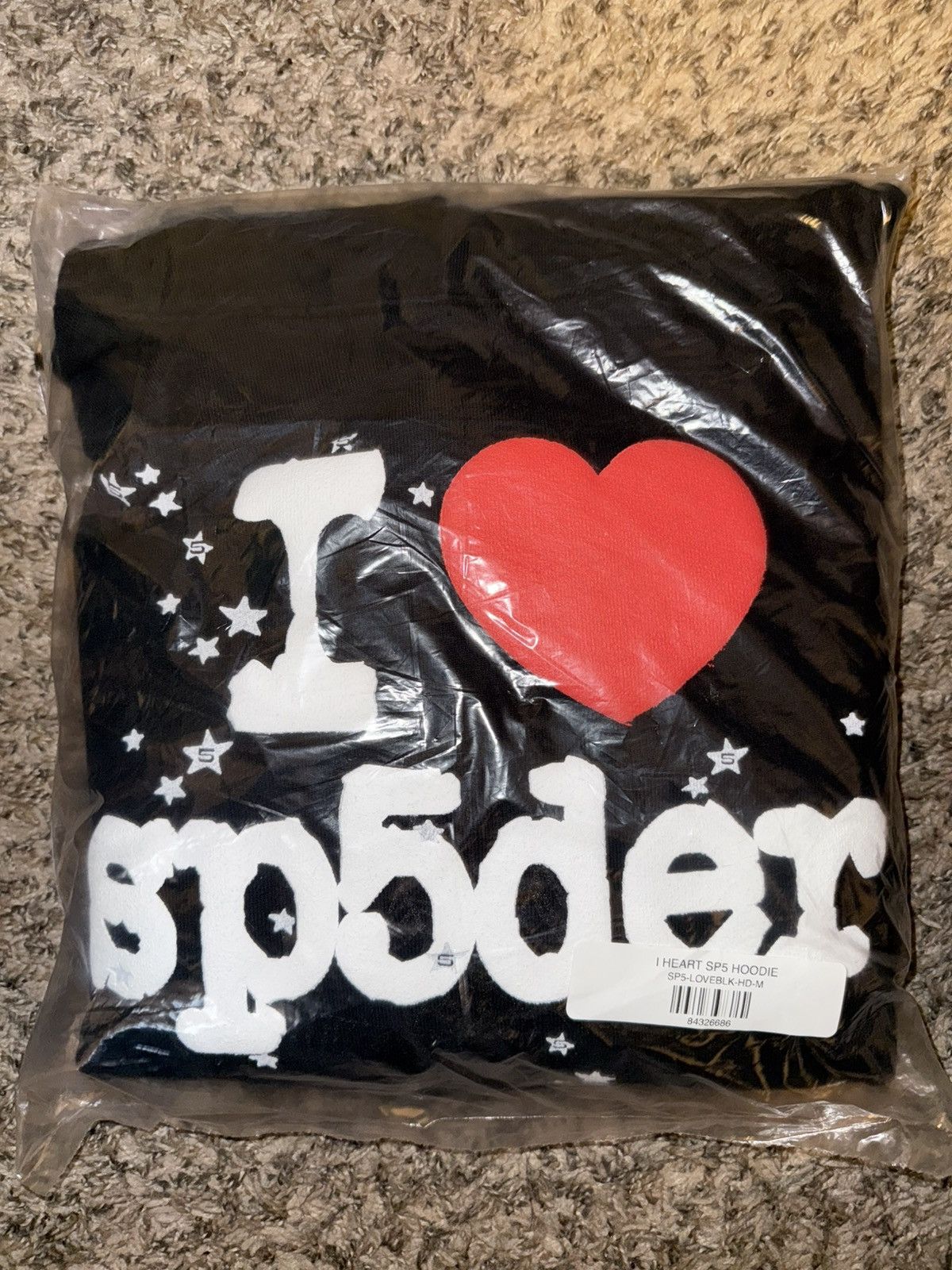 Other Sp5der I Heart SP5 Hoodie “Black” Size US M / EU 48-50 / 2 - 4 Thumbnail