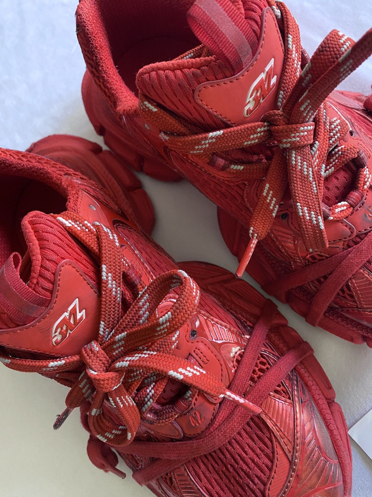 Balenciaga Balenciaga Red 3XL Sneaker 42 - US9.0 USED* Size US 9 / EU 42 - 7 Thumbnail