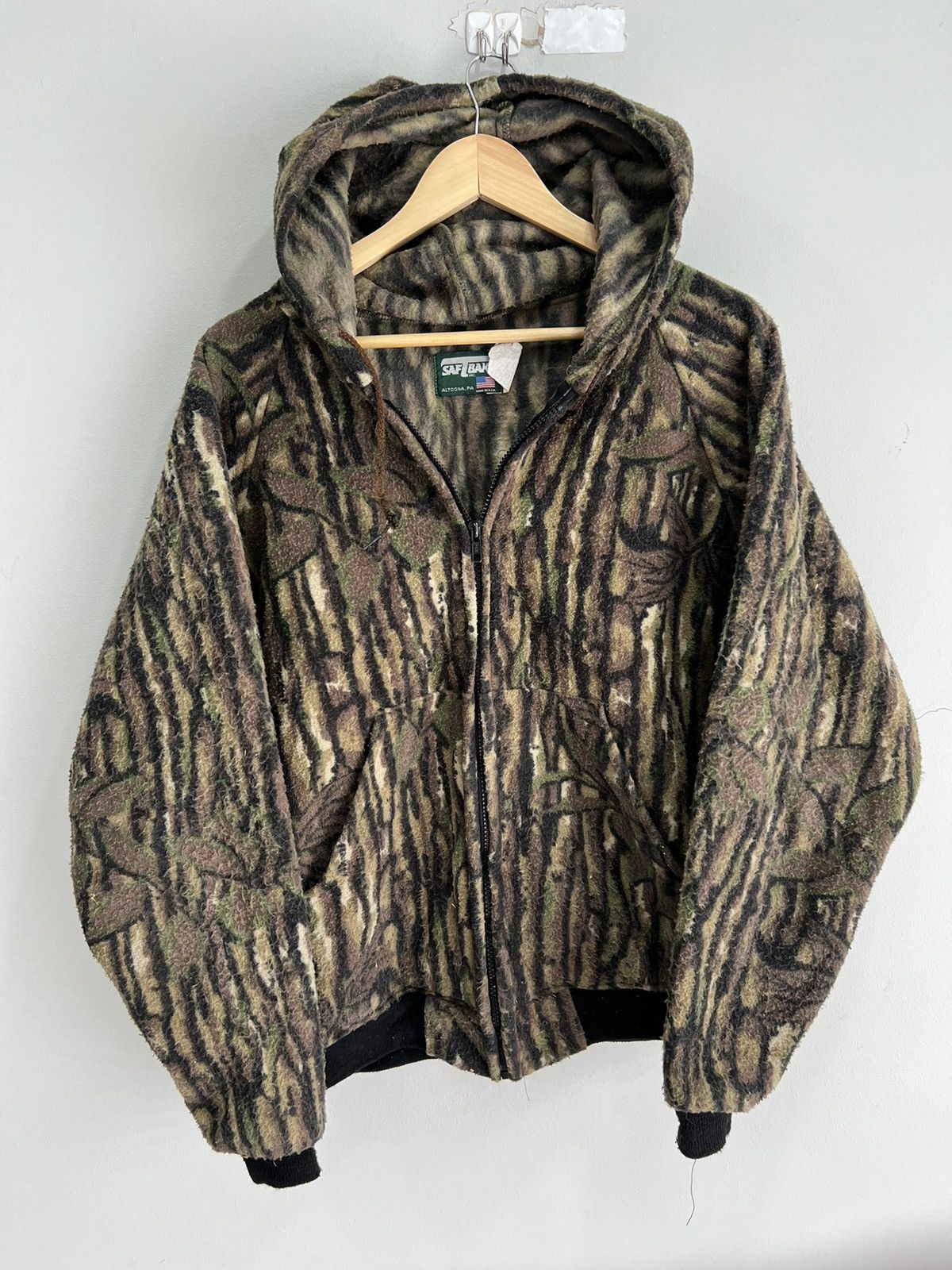 Mossy Oaks Vintage Camo Mossy Mossy Oaks Fleece Zip Up Hoodie sweater Size US XXL / EU 58 / 5 - 1 Thumbnail