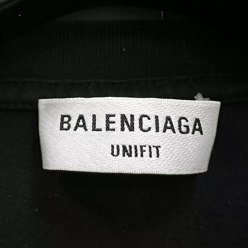 Balenciaga Balenciaga Black collar logo short-sleeved Size US XS / EU 42 / 0 - 3 Thumbnail