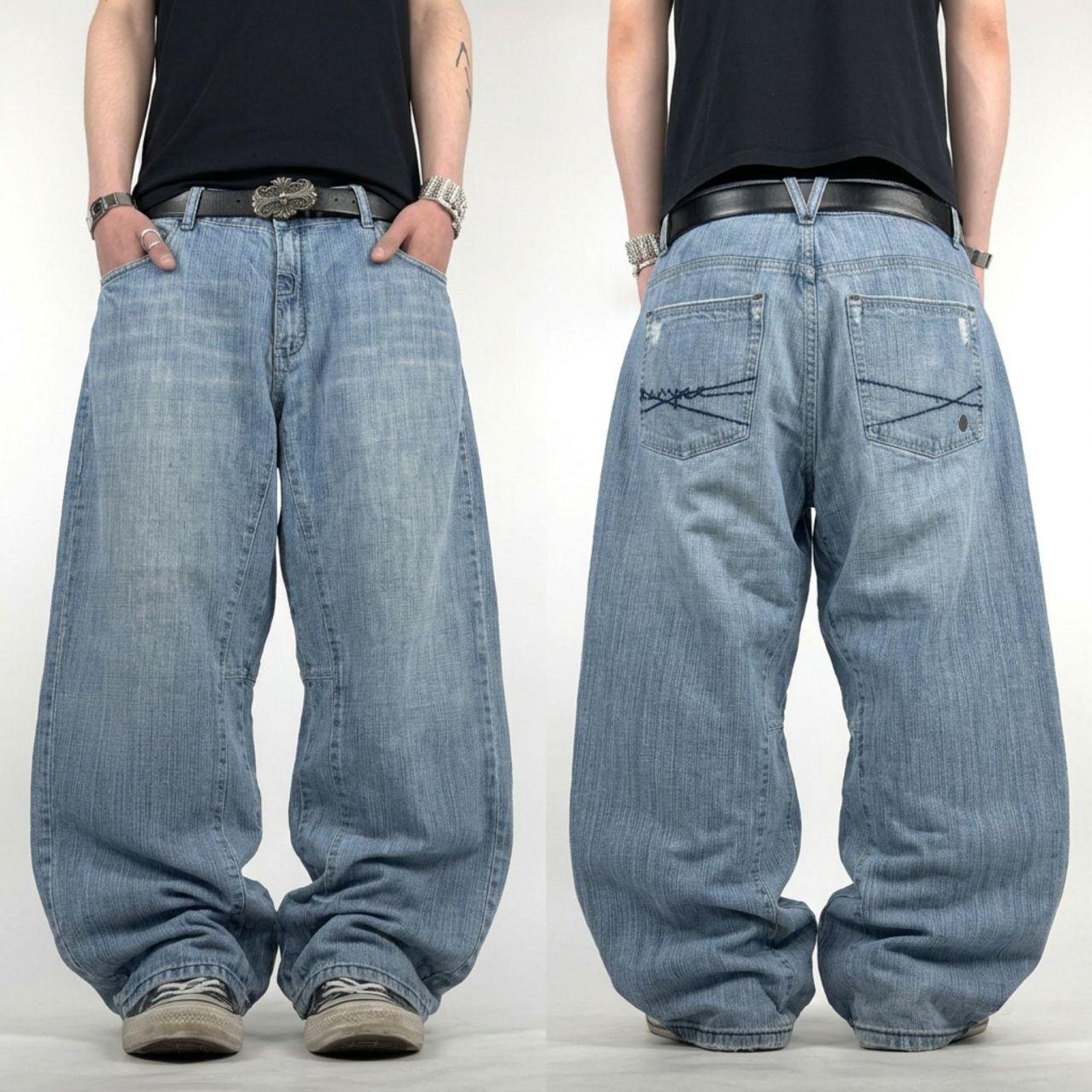 Enyce × JNCO × Vintage Vintage y2k enyce grunge stonewash 