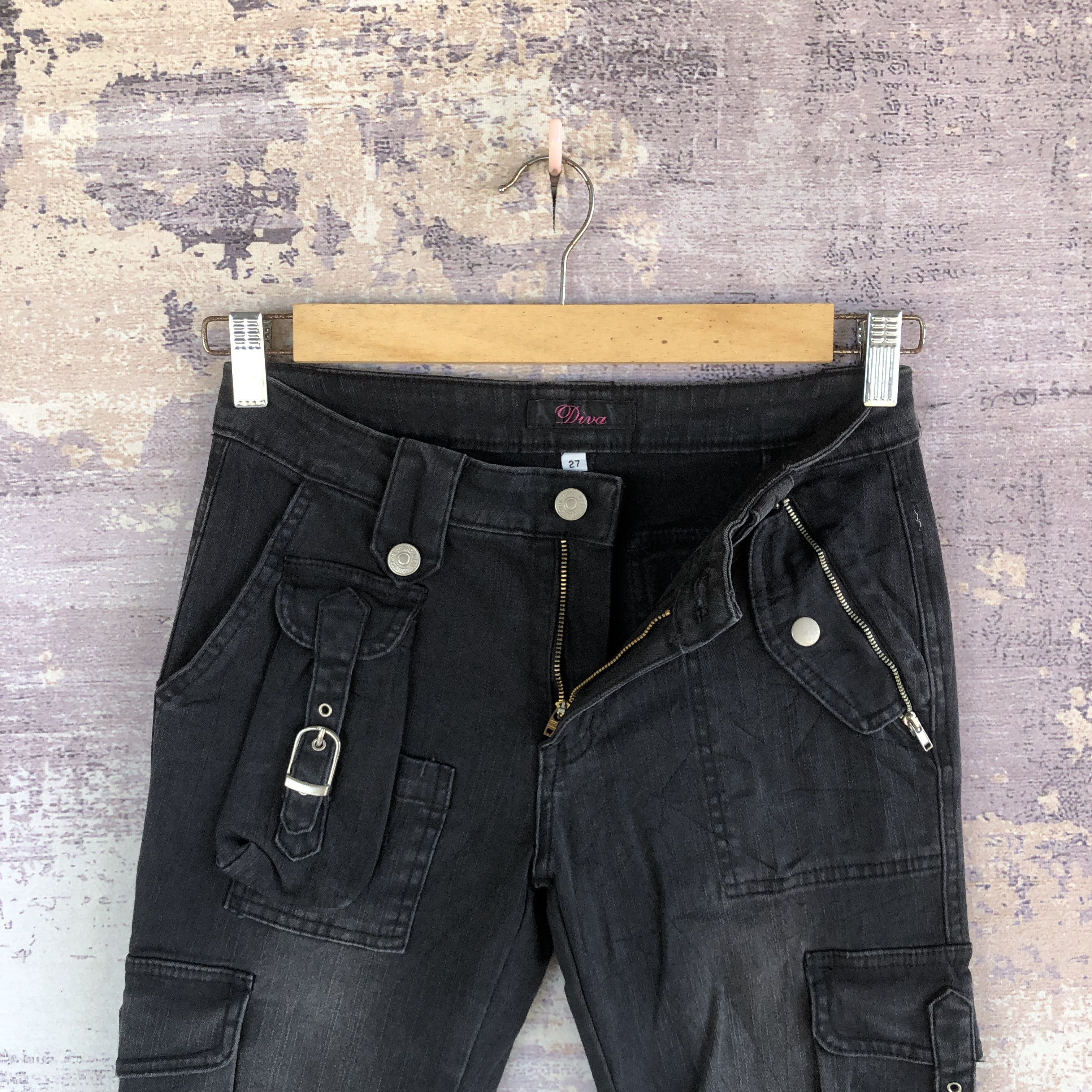 Japanese Brand × Vintage Vintage Japanese Cargo Pants Bondage Trousers Fatigue Pants Size 27" / US 4 / IT 40 - 6 Thumbnail
