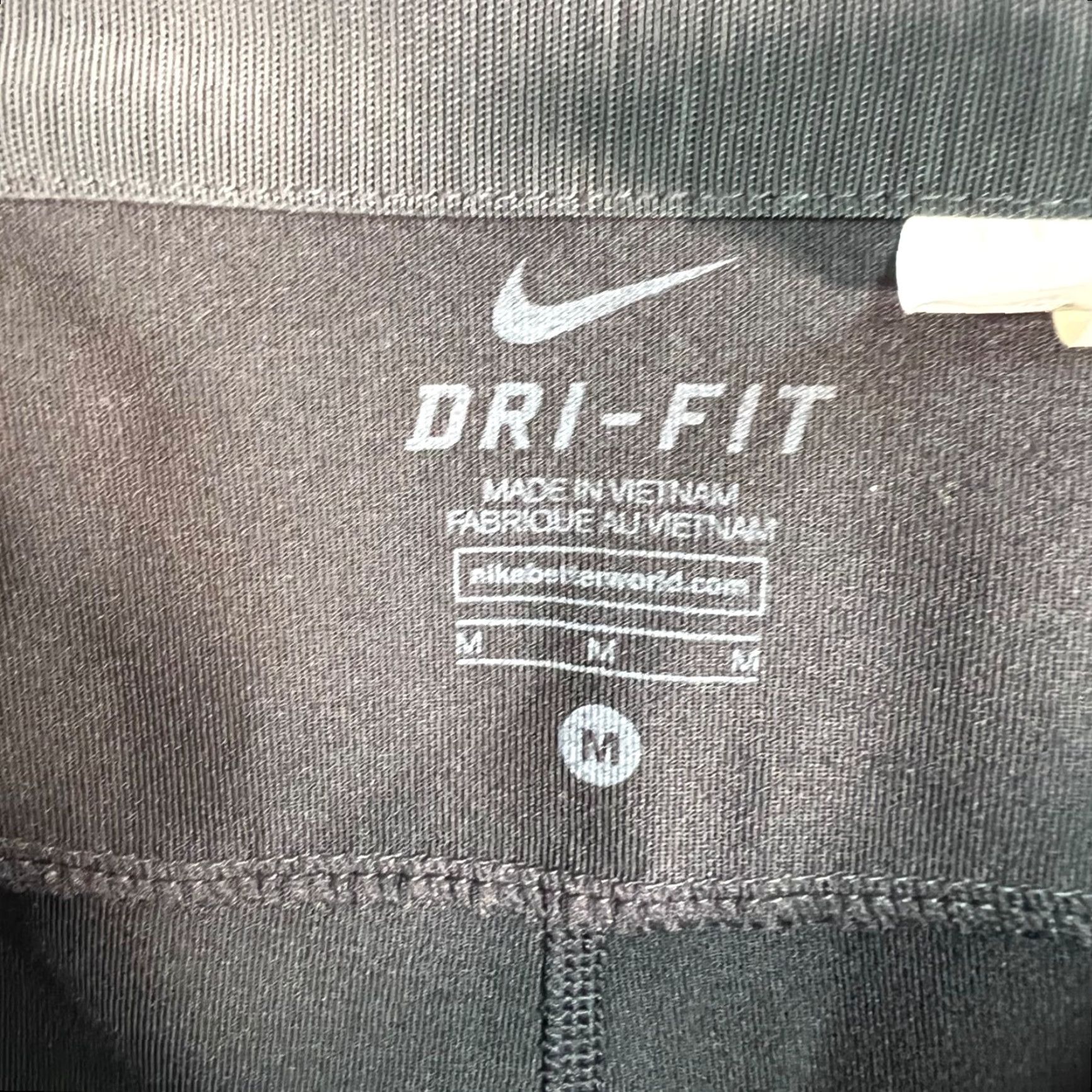 Nike Nike Womens Tights Activewear Pants Nike Dri-FIT Polyester Spandex Black Size M Size ONE SIZE - 3 Thumbnail
