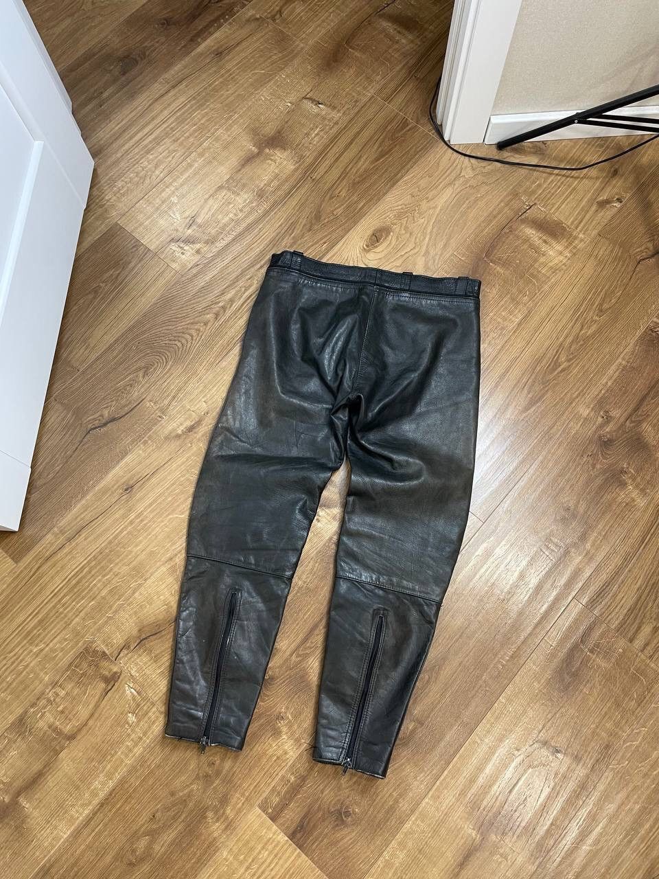 Genuine Leather × Vintage Vintage 90’s Y2K Style Racing Moto Bike Leather Pants Size US 34 / EU 50 - 13 Thumbnail