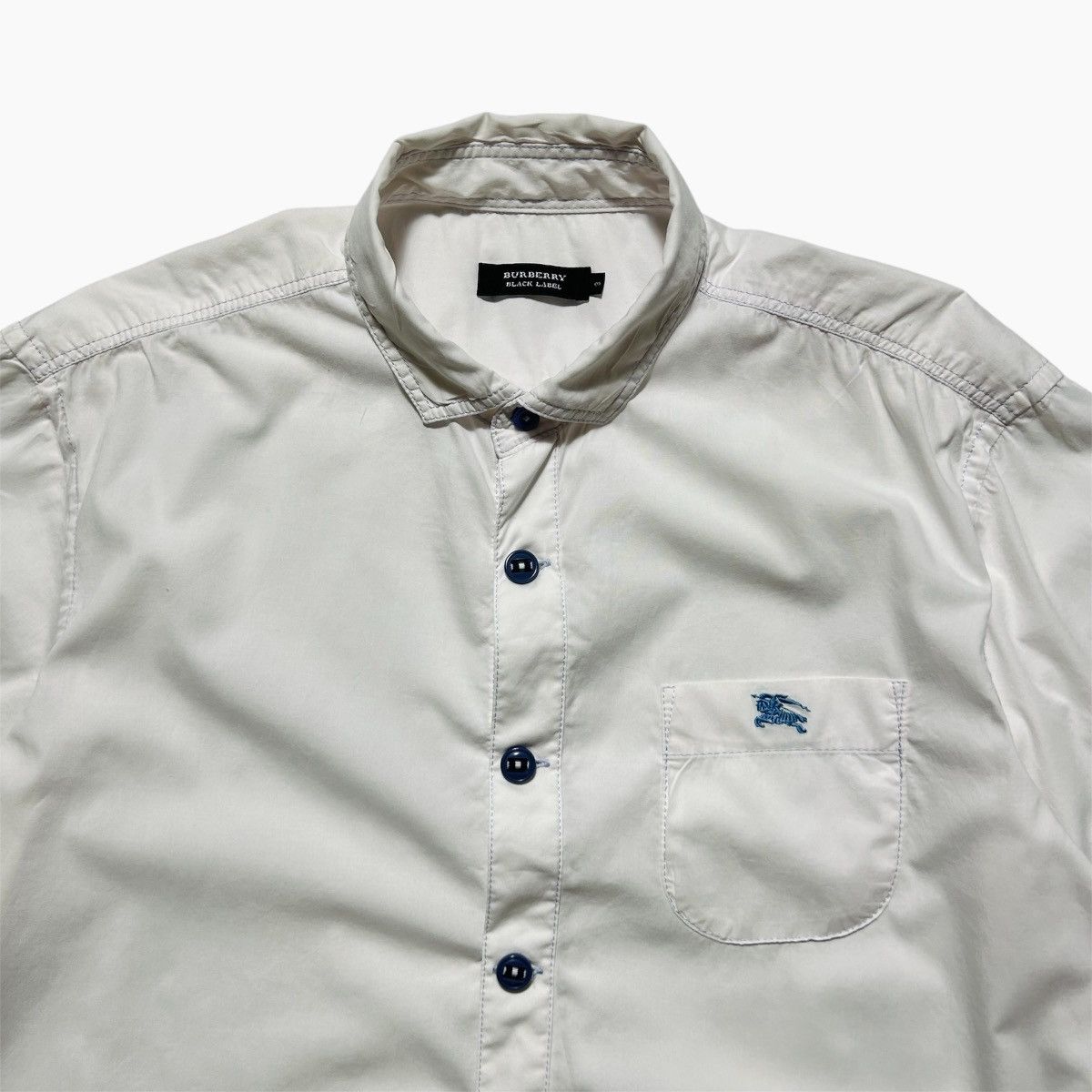 Burberry Vintage Burberry Black Label Button Shirt Size L / US 10 / IT 46 - 3 Thumbnail