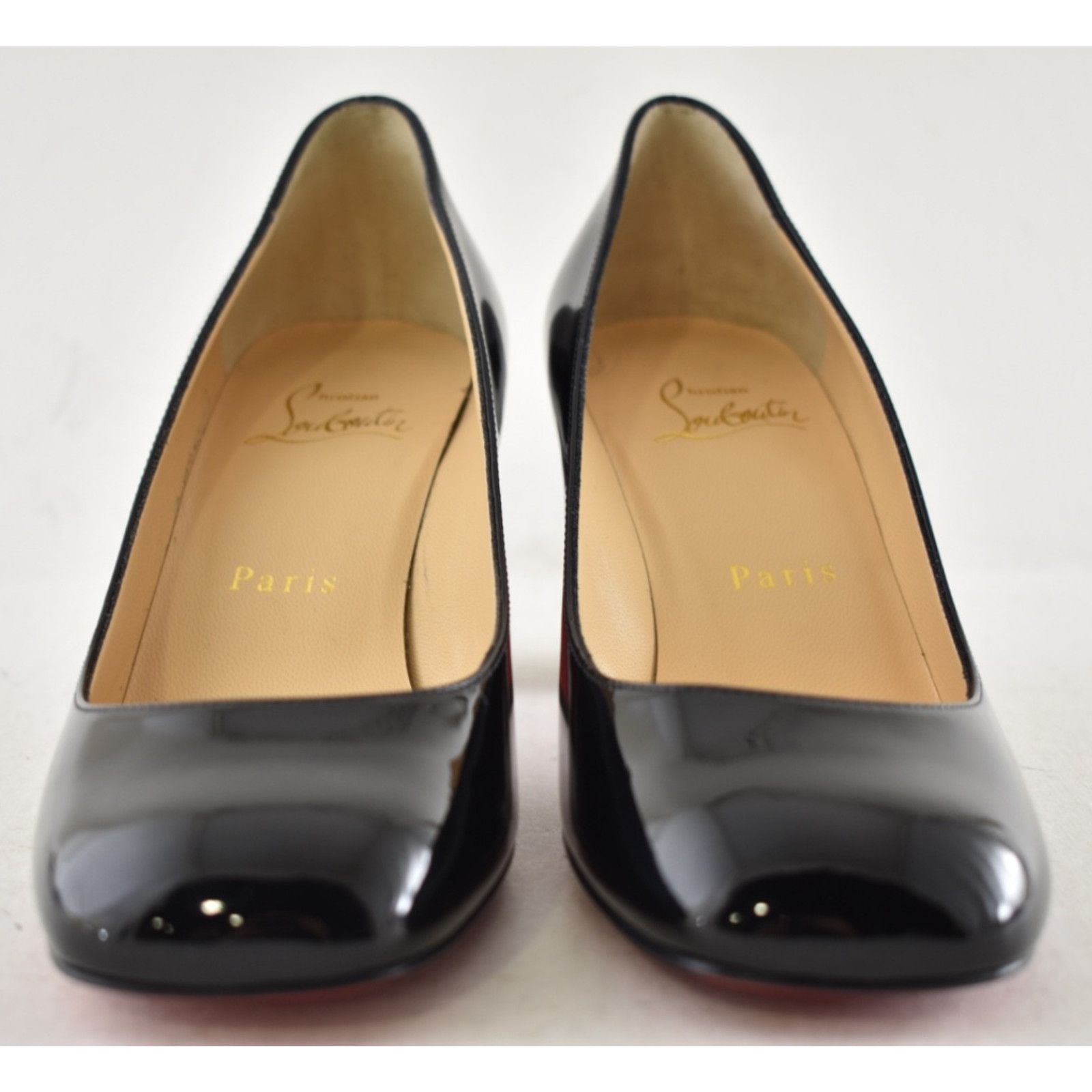 Christian Louboutin Christian Louboutin Cadrilla 70 Patent Block Heel Pump 35 Size US 5 / IT 35 - 9 Thumbnail