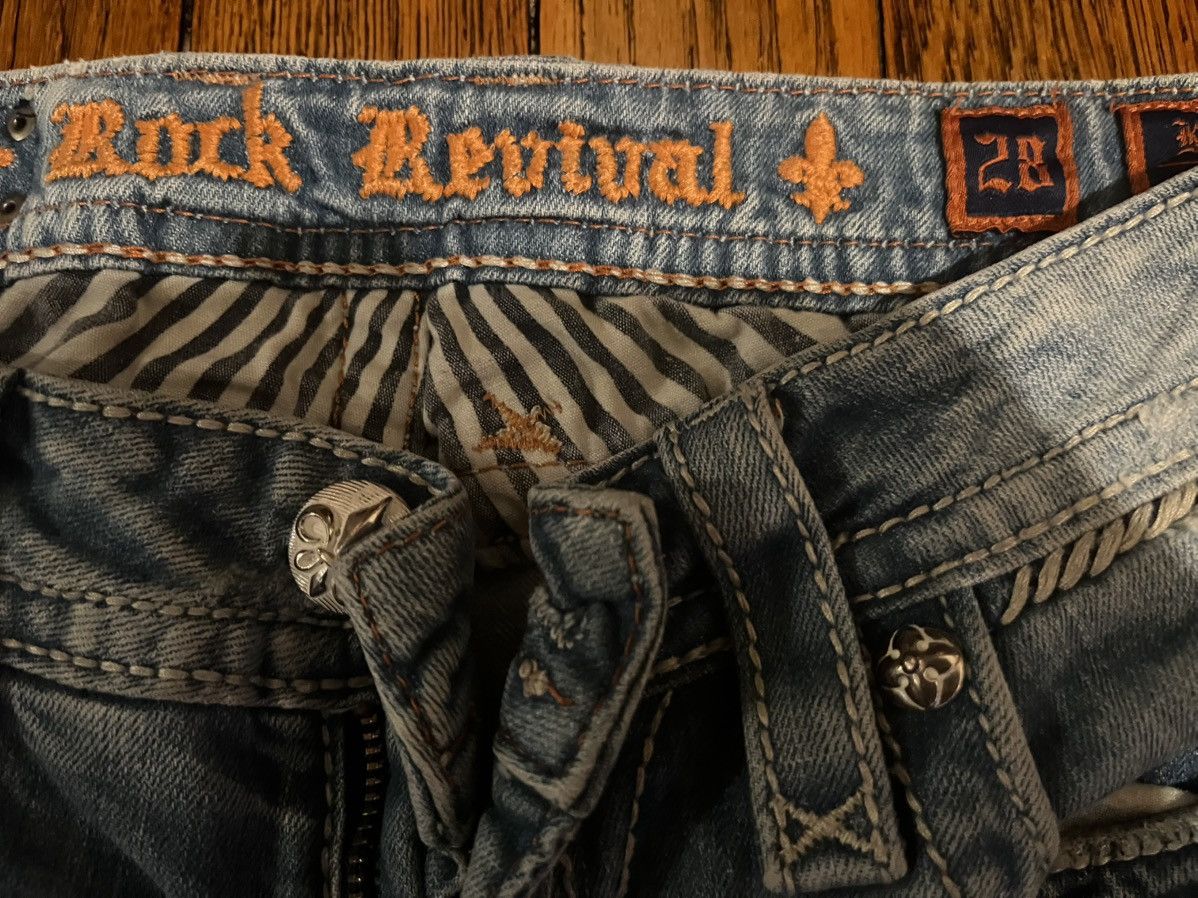Rock Revival Rock Revival, low rise Jeans, size 28 Size 28" / US 6 / IT 42 - 4 Thumbnail