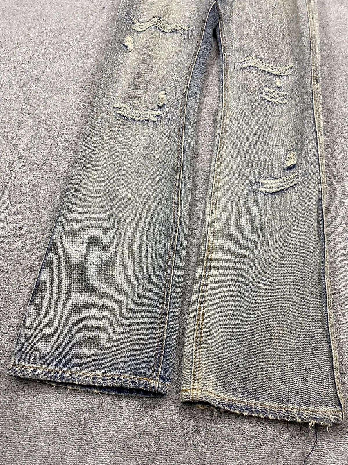 Japanese Brand 💥JAPANESE BRAND ZERO SAIL DISTRESSED DENIM Size US 32 / EU 48 - 6 Thumbnail