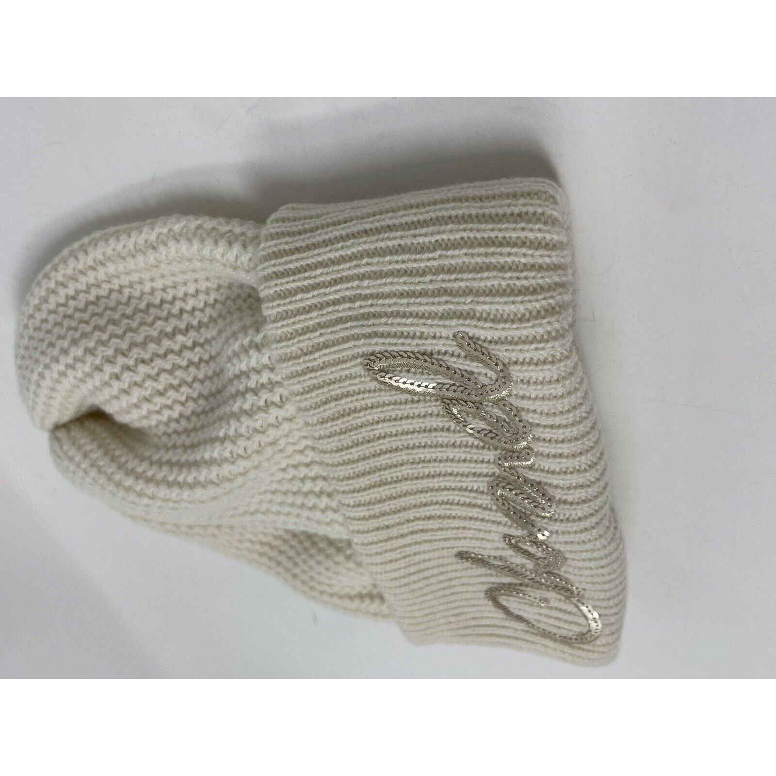 Chanel Chanel Cashmere Hat Beanie 22A Ivory Script NWT Size ONE SIZE - 5 Thumbnail