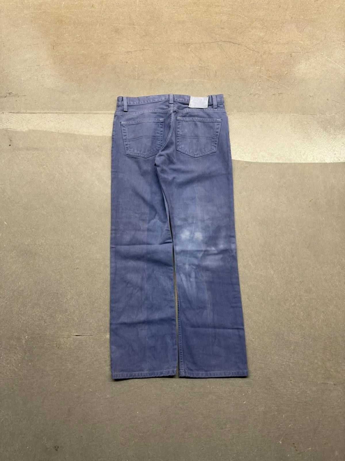 Designer Vintage 90s Polo Jeans Co Women Weekender Jeans Faded Purple Size 30" / US 8 / IT 44 - 2 Thumbnail