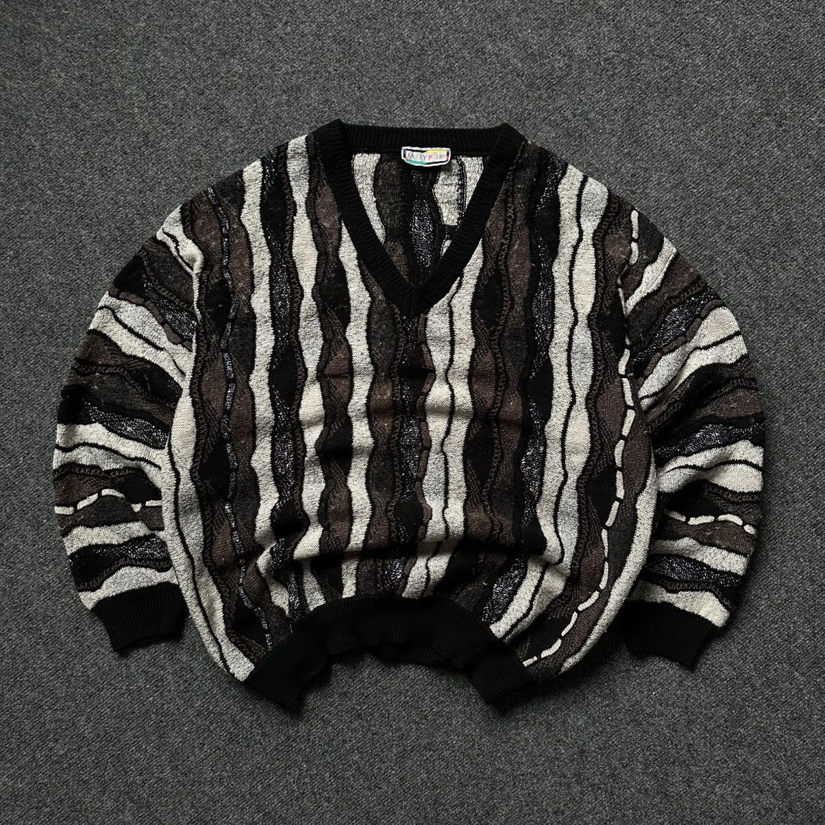 Coogi VTG Coogi Style Jacky Peer V Neck Sweater Size 54 00s USA Size US XL / EU 56 / 4 - 3 Thumbnail