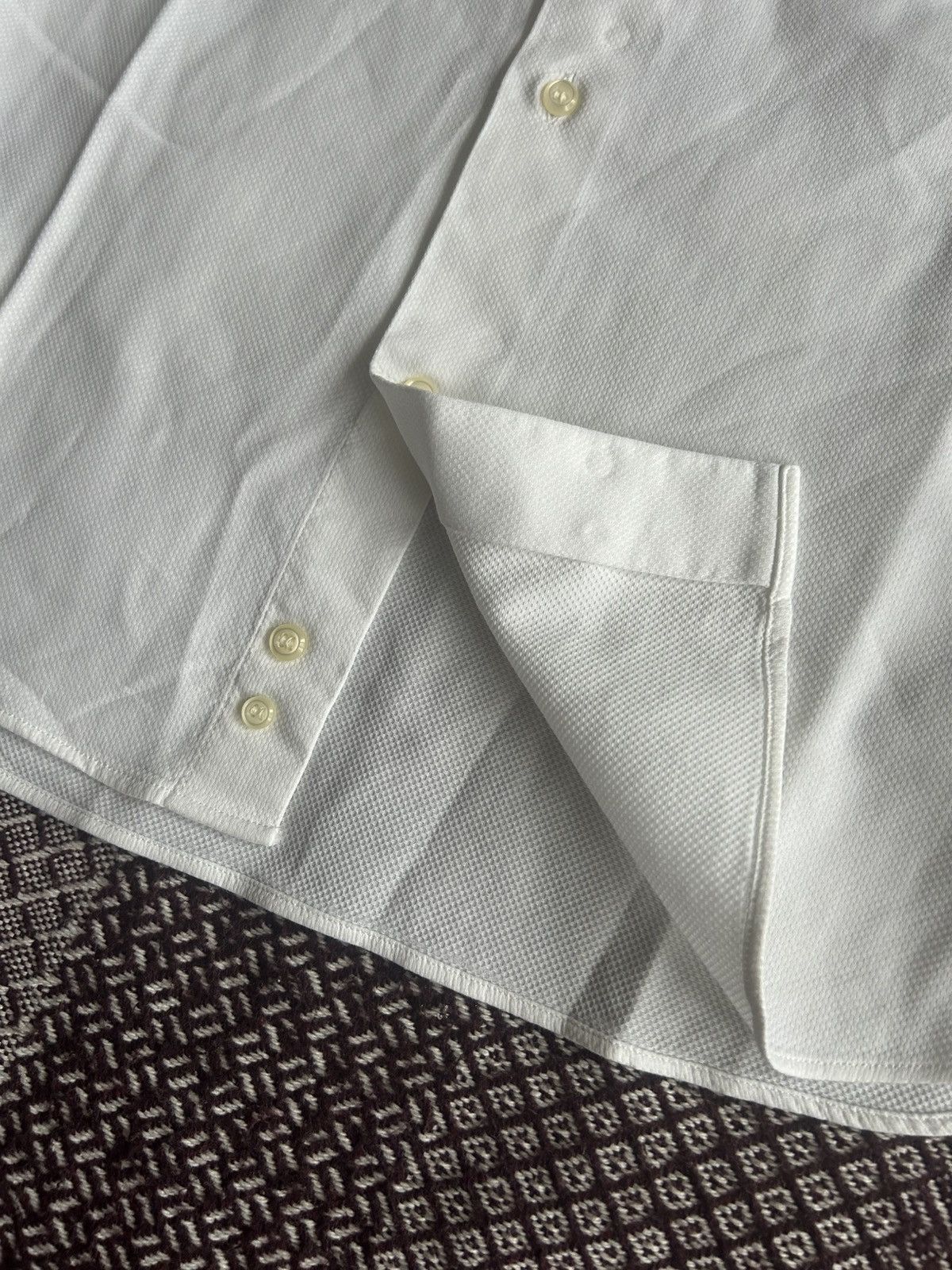 Boggi Boggi Milano White Shirt Mens Regular Fit Solid Style Size M Size US M / EU 48-50 / 2 - 4 Thumbnail