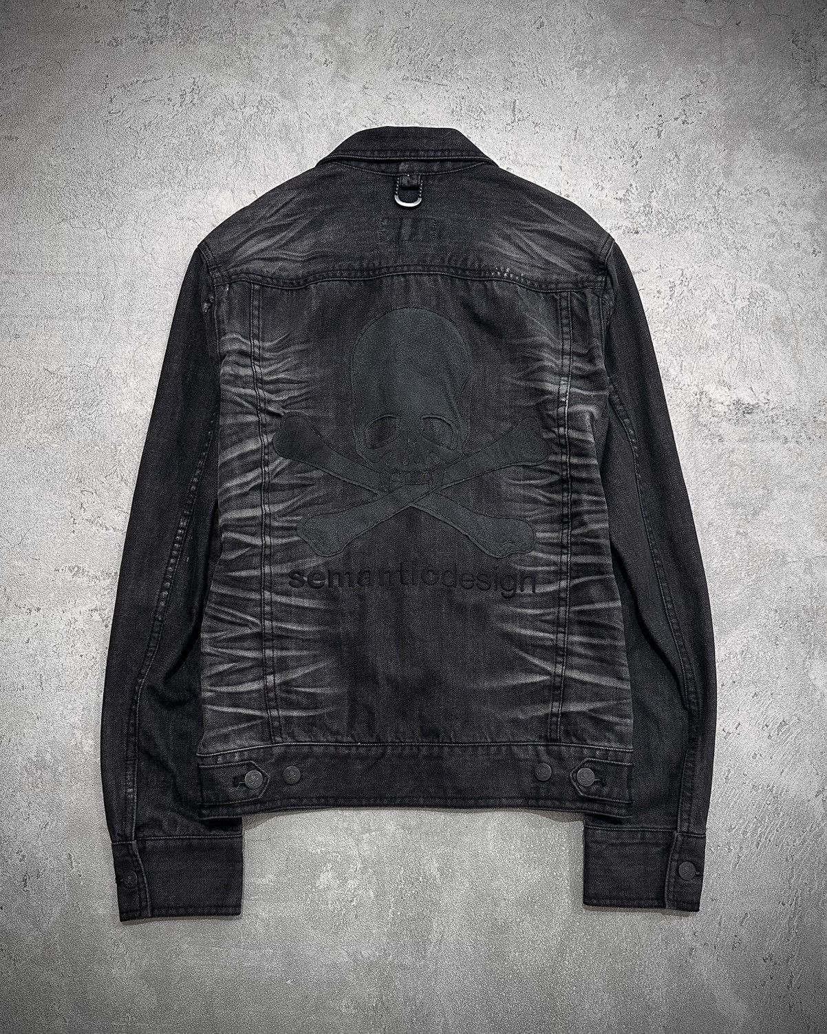Roen Roen x Semantic Design Black Washed Denim Jacket Size US M / EU 48-50 / 2 - 5 Thumbnail