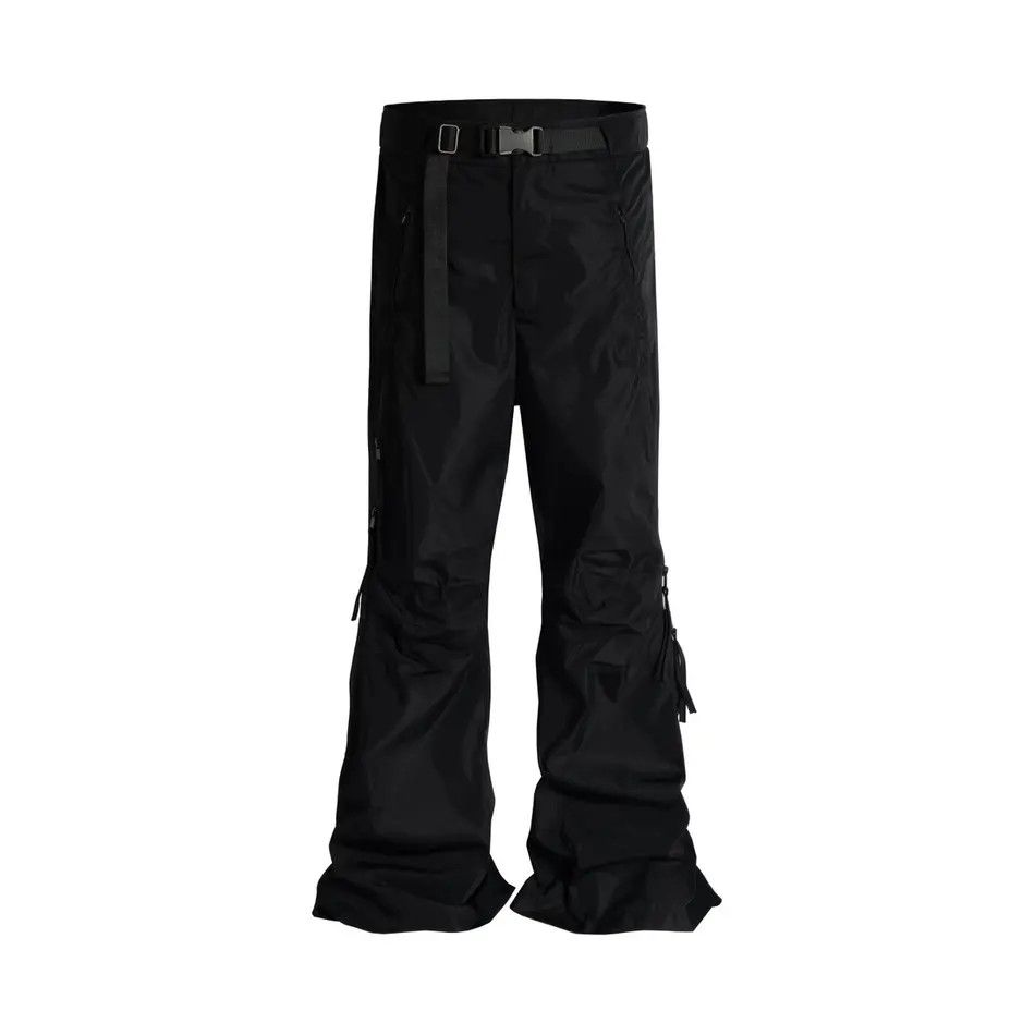 Japanese Brand Streetwear Design Nylon Zipper Y2k Pants Size US 32 / EU 48 - 1 Thumbnail