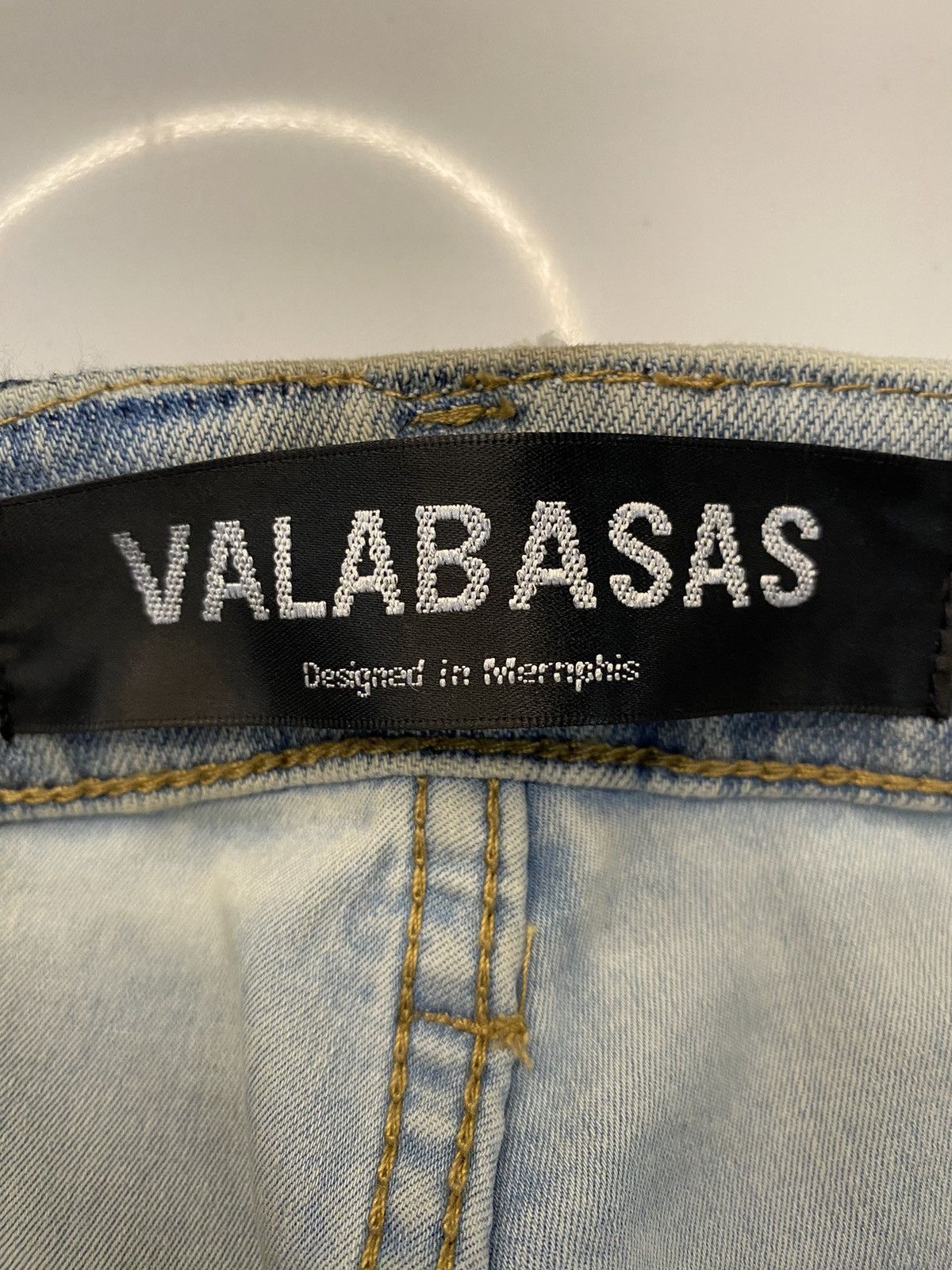 Valabasas Valabasas Rhinestone Denim Blue Size US 30 / EU 46 - 4 Thumbnail