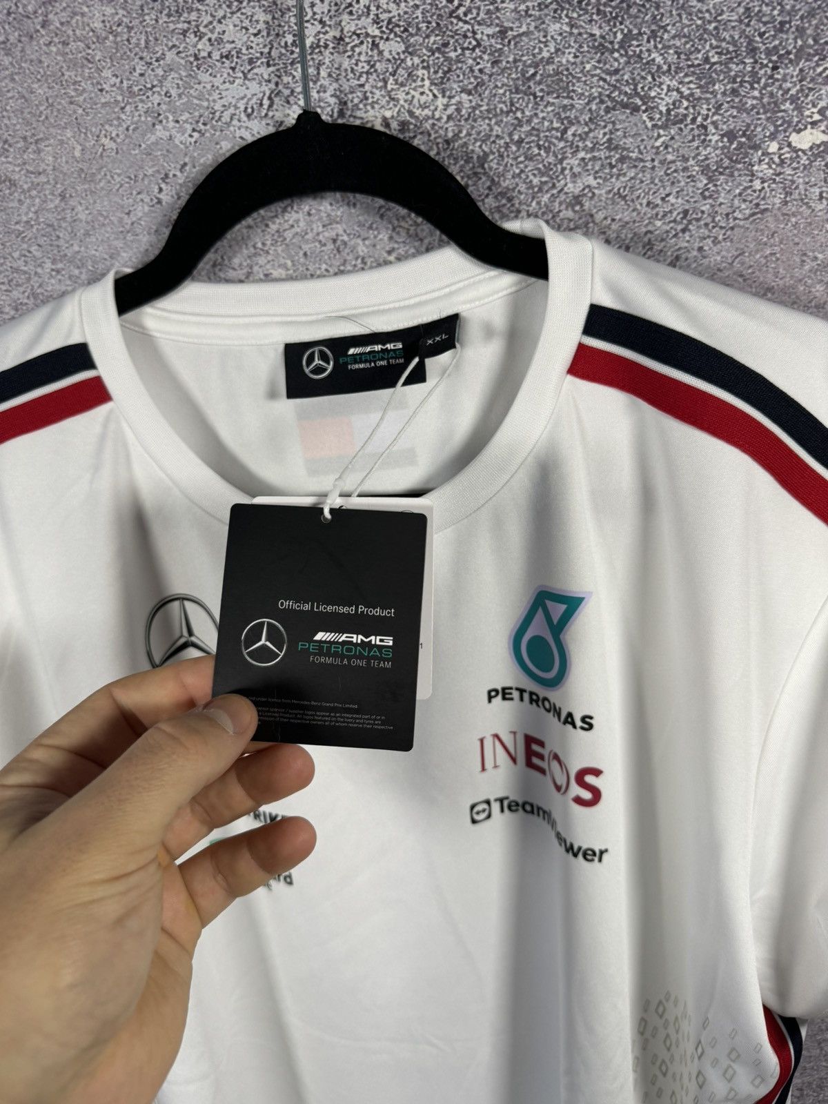 Formula 1 × Mercedes-Benz AMG Petronas Formula 1 Team Racing New T shirt Blokcore Size US XXL / EU 58 / 5 - 7 Thumbnail