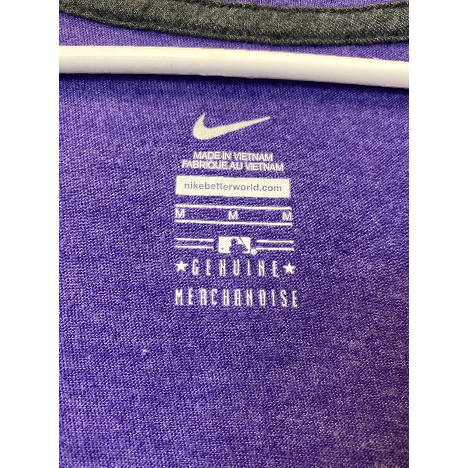 Nike Nike Womens M Short Sleeve T-Shirt Purple 45-44 Genuine Merchandise Size M / US 6-8 / IT 42-44 - 6 Thumbnail