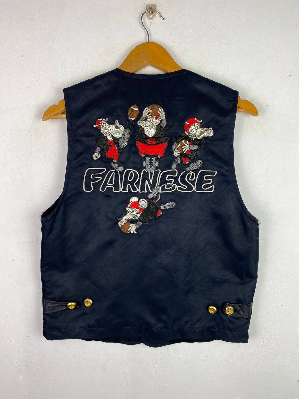 farnese japanese brands embroided vest nice design