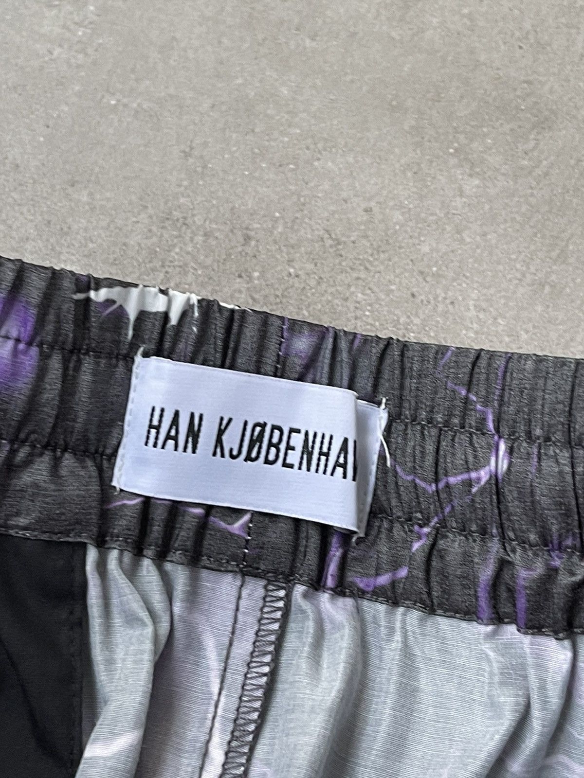 Han Kjobenhavn !DS! FW22 Han Kjobenhavn Purple Thunder Track Shorts Size US 34 / EU 50 - 21 Thumbnail