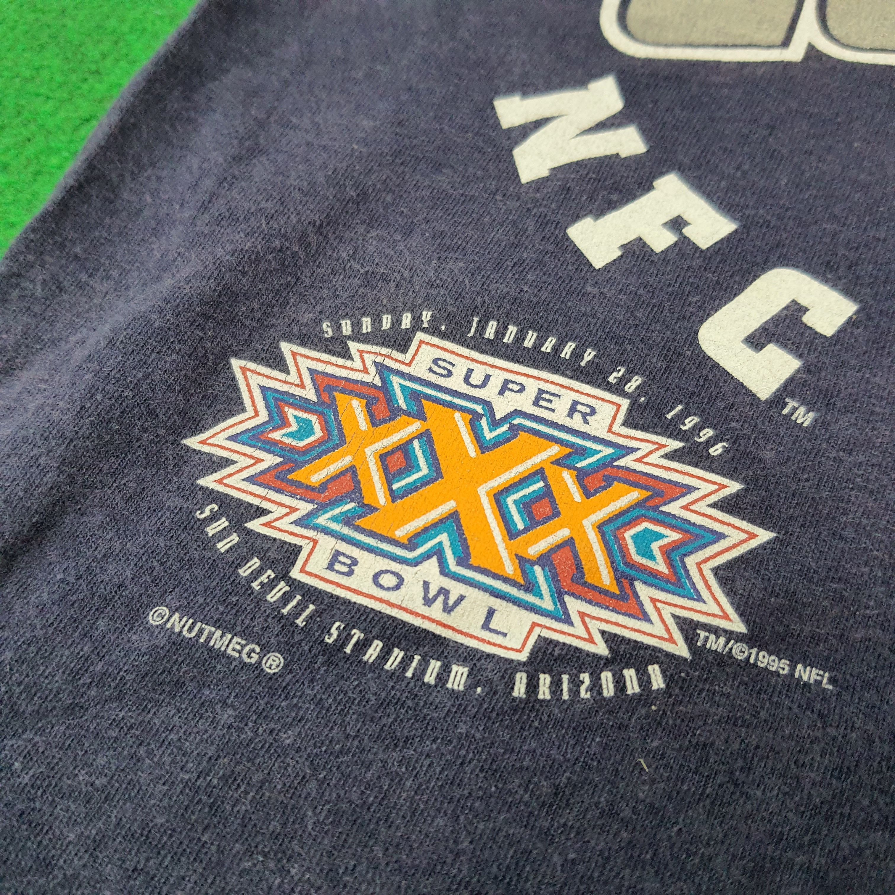 Lee Vintage 90s Lee Dallas Cowboys Single Stitch Tshirt C276N57 Size US S / EU 44-46 / 1 - 4 Thumbnail