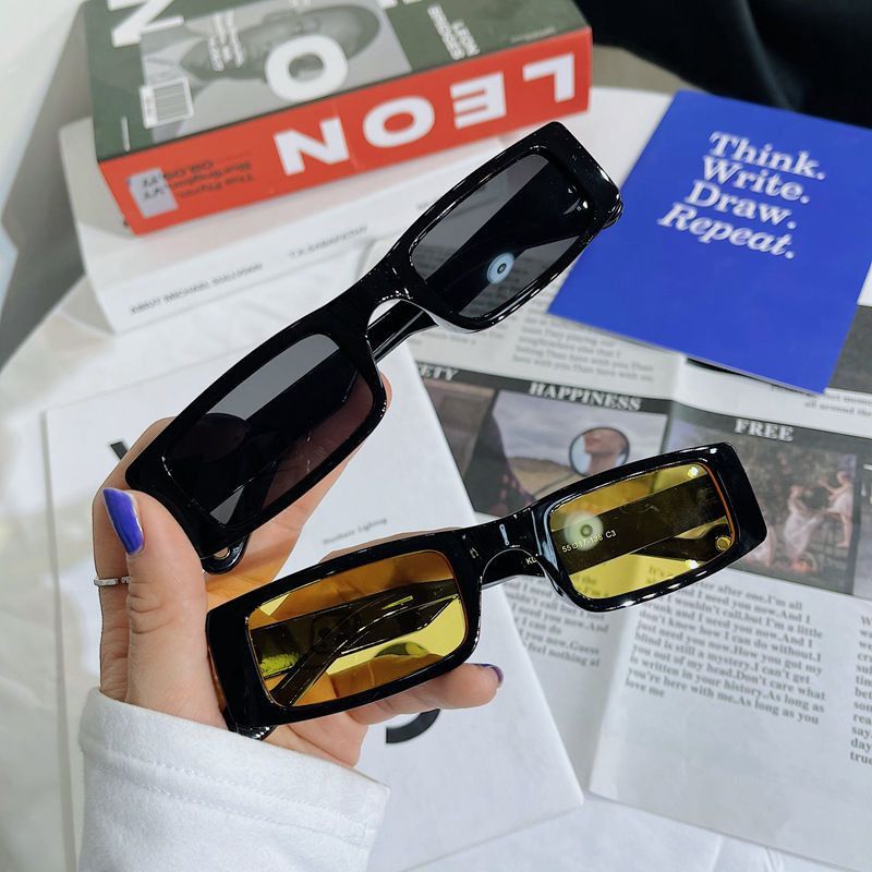 VIBE Vintage Street ins style custom avant-garde sunglasses Size ONE SIZE - 4 Thumbnail