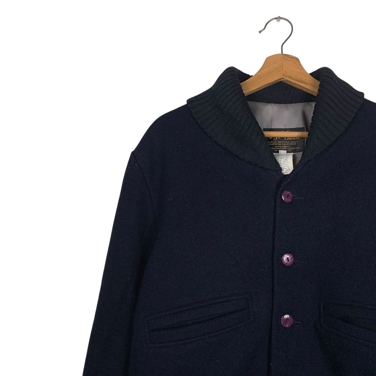 Vintage Vintage Made In USA Albion Knitting Mills Bomber Jacket Size US S / EU 44-46 / 1 - 6 Thumbnail