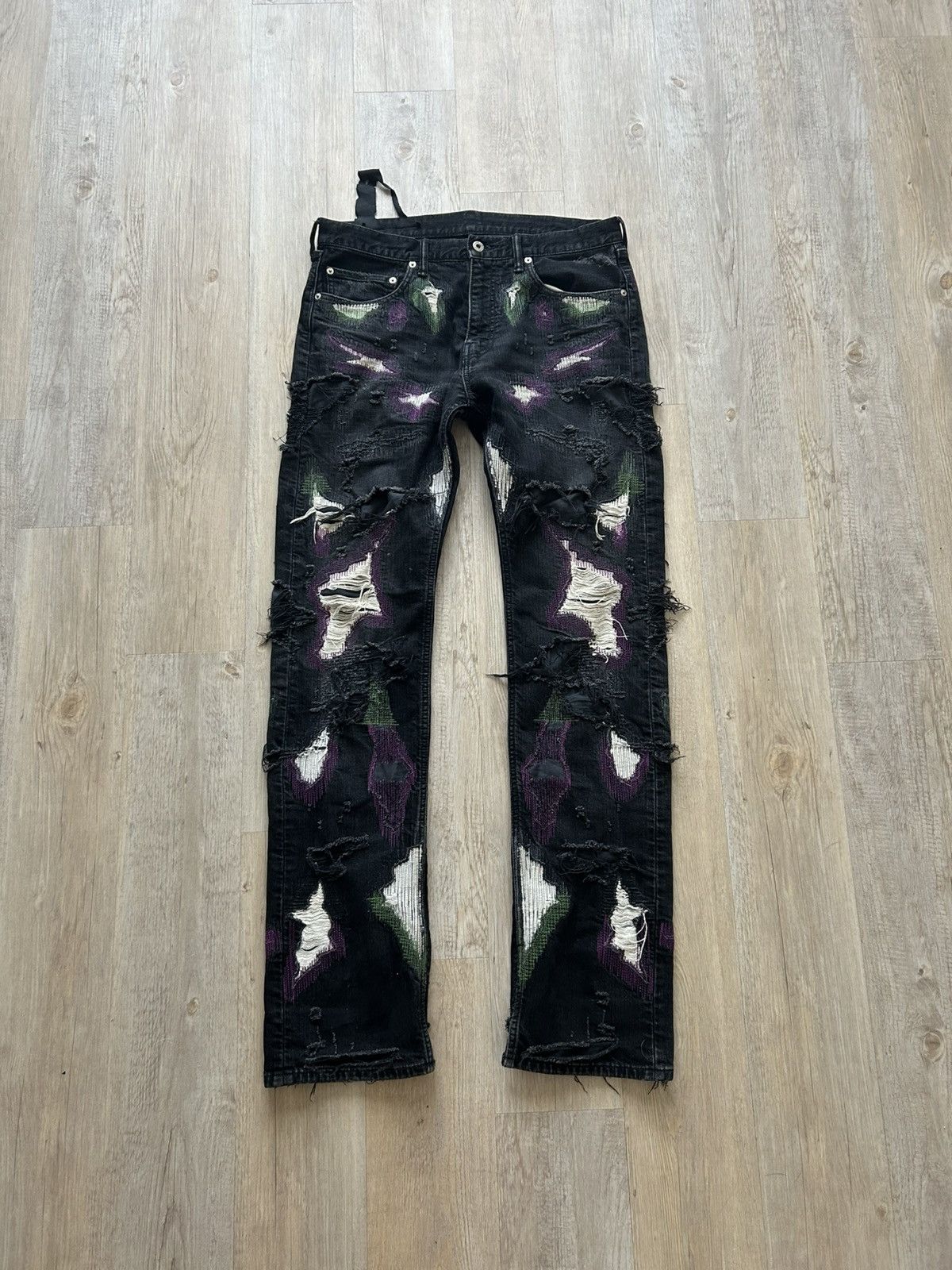 Vlone Vlone Black Scab Denim Size US 32 / EU 48 - 1 Thumbnail