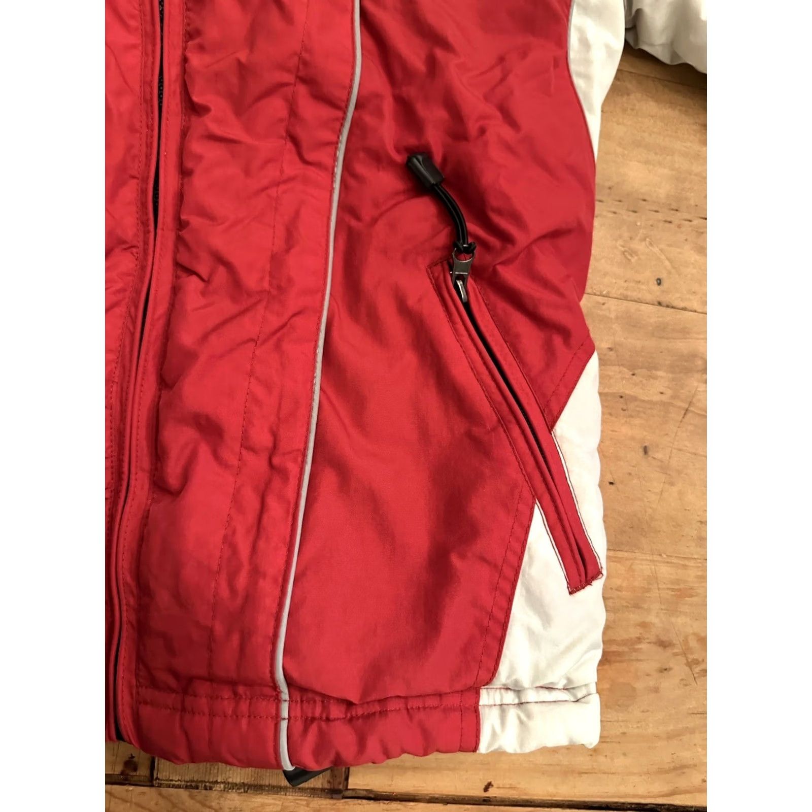Vintage VINTAGE No Rules Snow Jacket S Teens Red White 90s Y2K Nylon Rain Coat Snowboard Skate Mens Womens Boys Girls Size US S / EU 44-46 / 1 - 3 Thumbnail