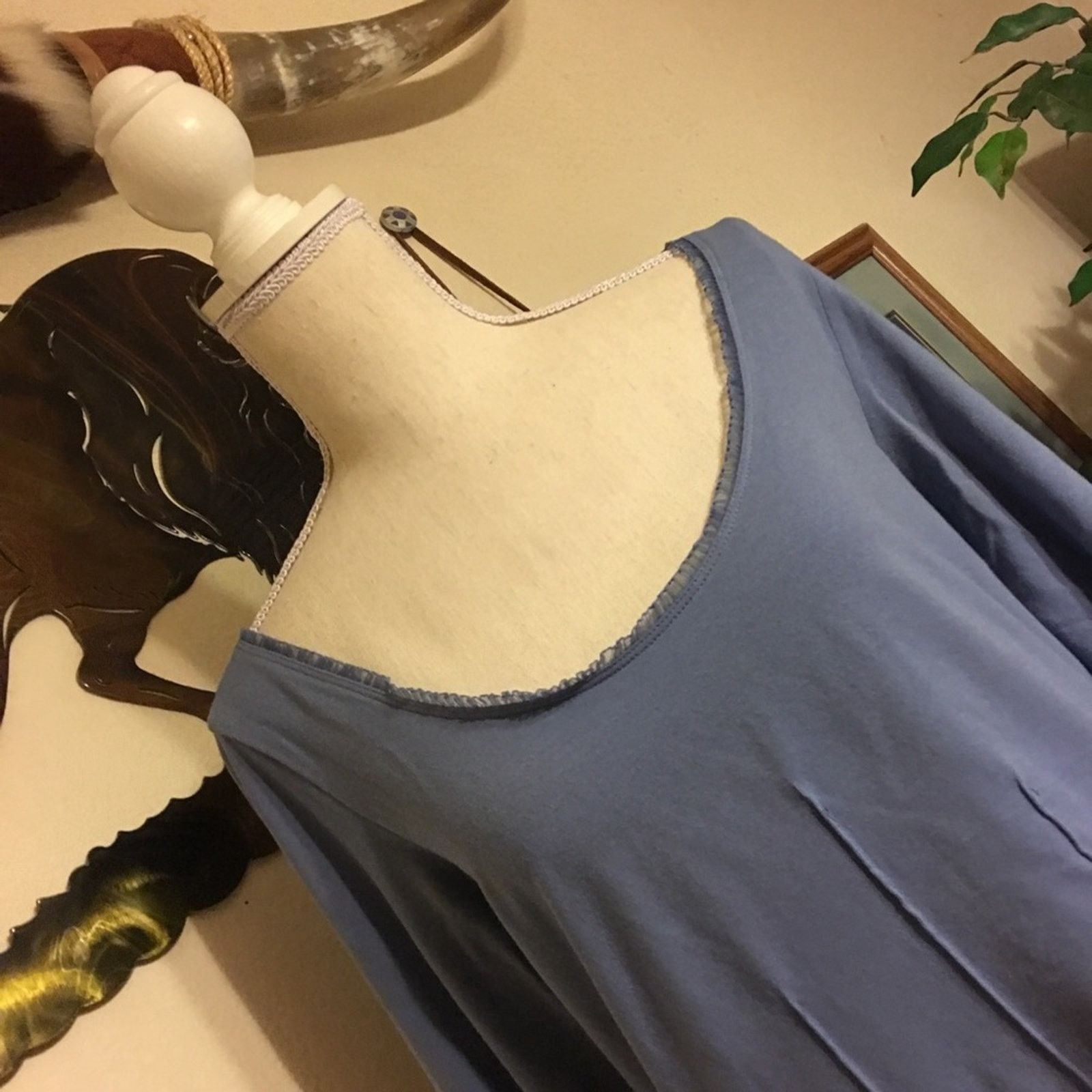 Other Metro Style soft stretchy tunic top NWOT M Size M / US 6-8 / IT 42-44 - 2 Thumbnail
