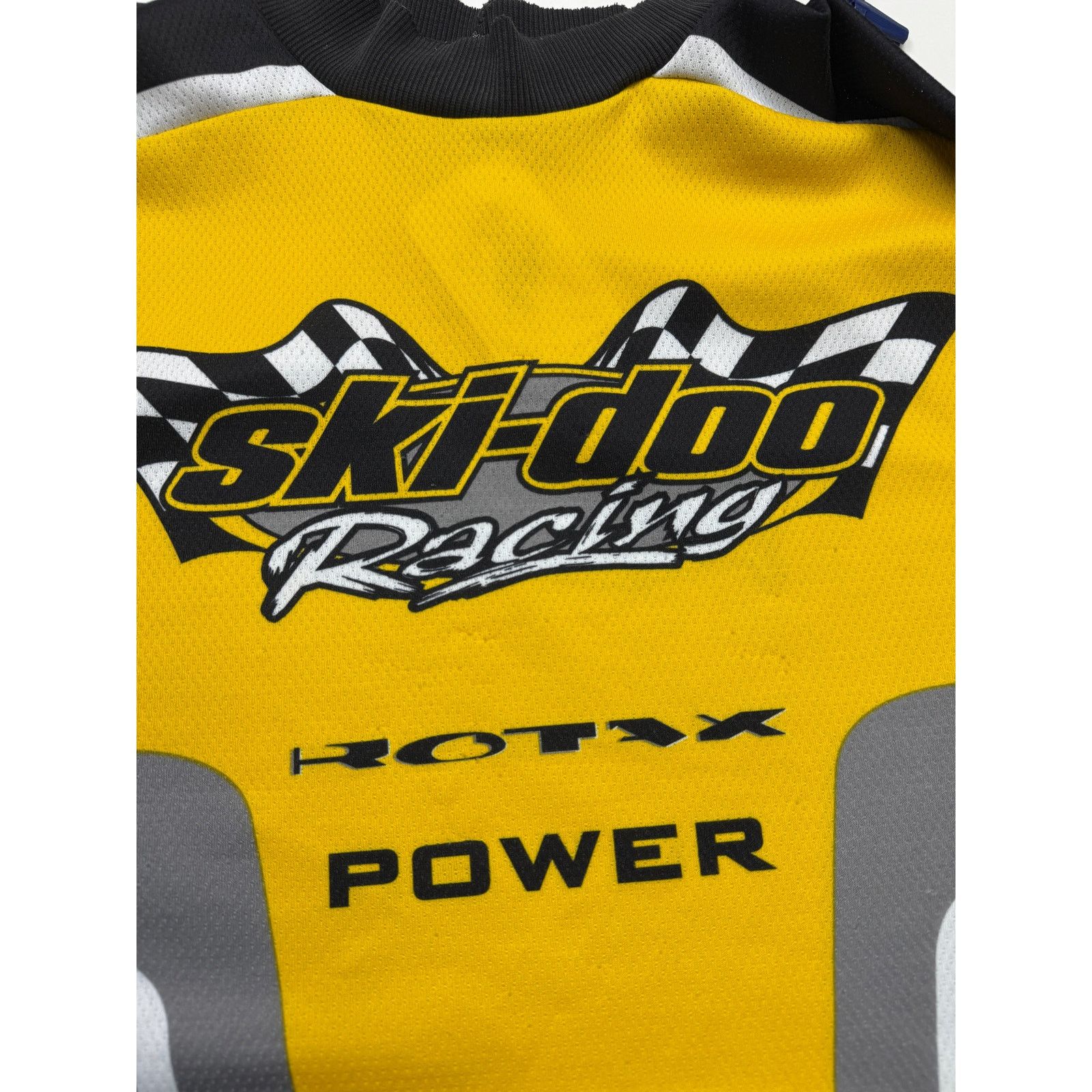 Vintage Vintage 90s Ski Doo Racing Rotax Power Snow Gear XL Yellow Size US XL / EU 56 / 4 - 4 Thumbnail